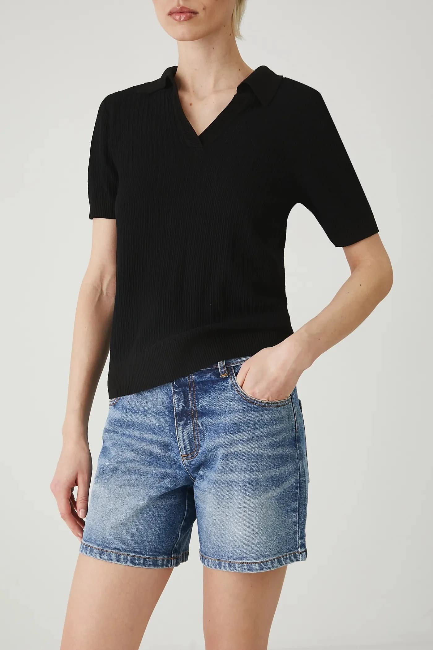 Джинсовые шорты - фото 2