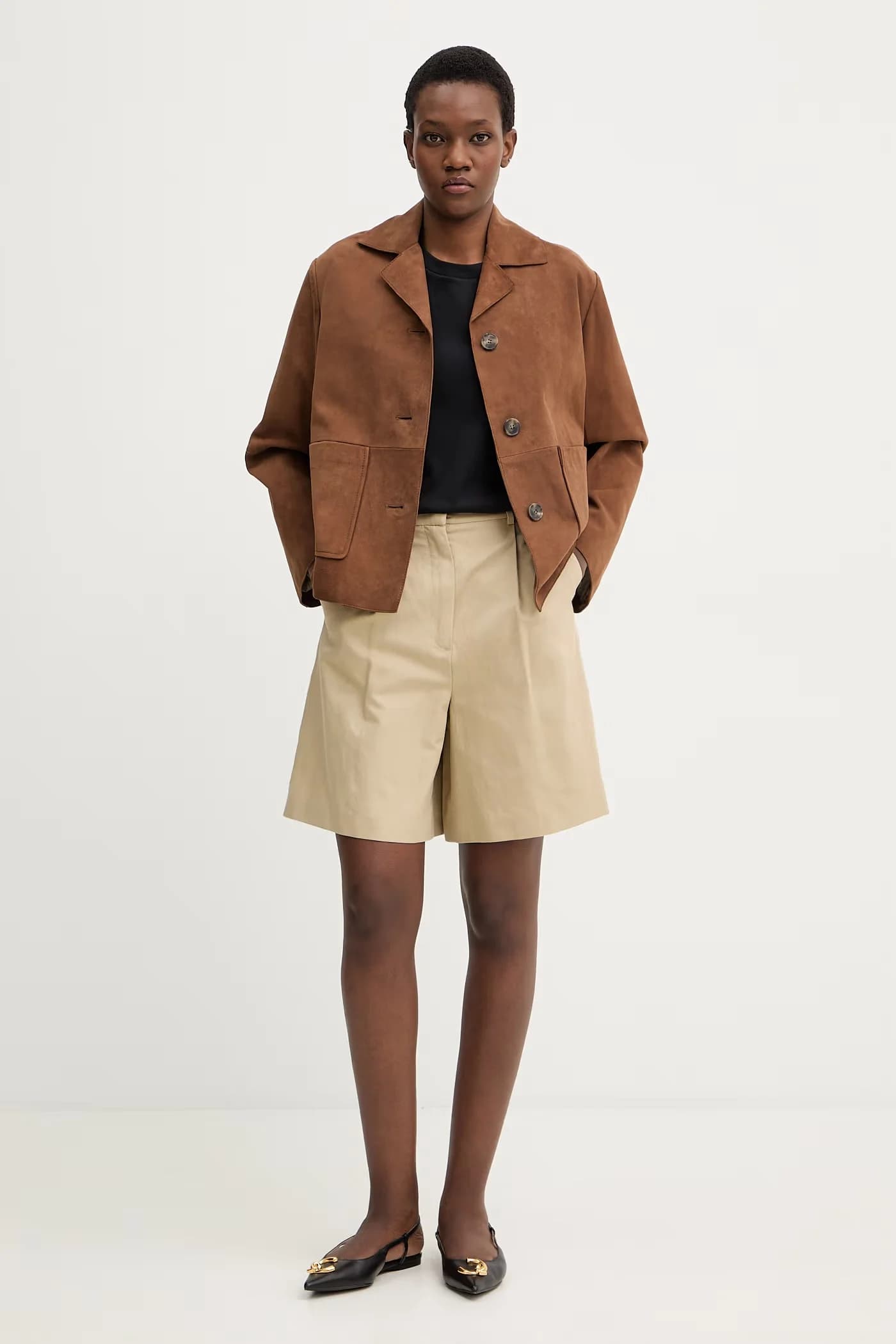 Шорты из льна ECUBA - фото 2