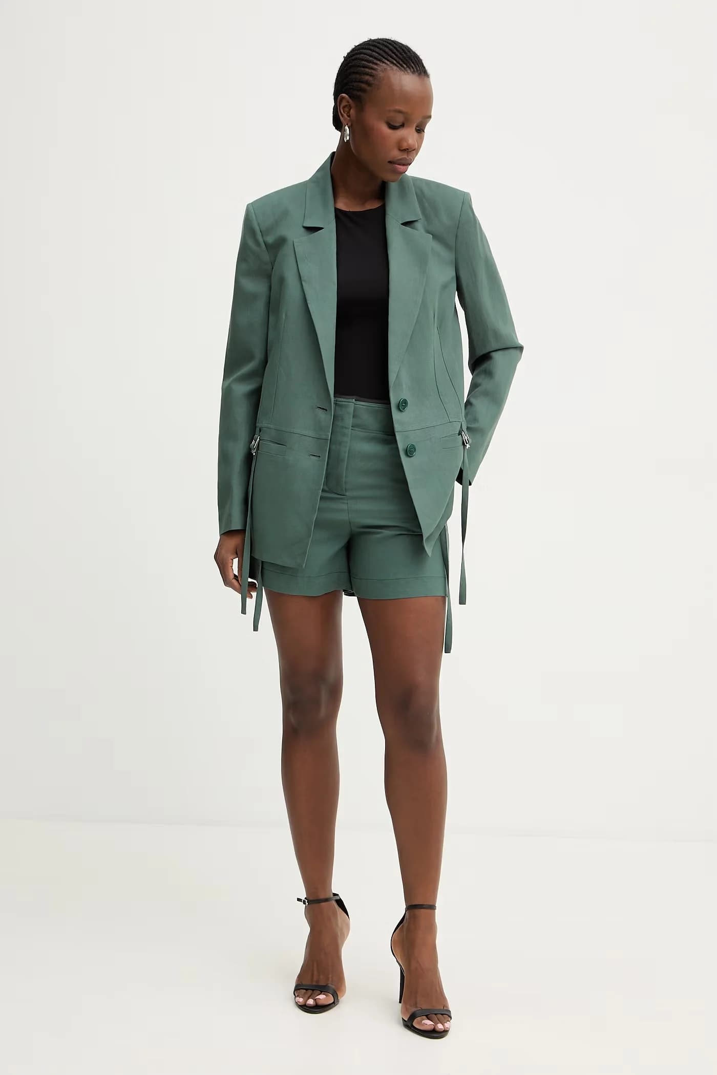 Женские шорты с льном - фото 2