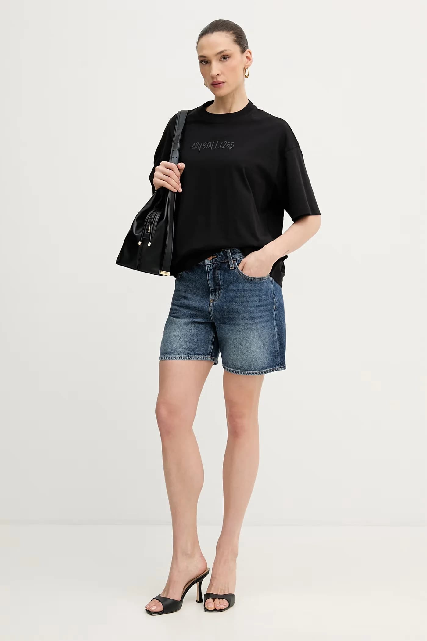 Женские джинсовые шорты - фото 2