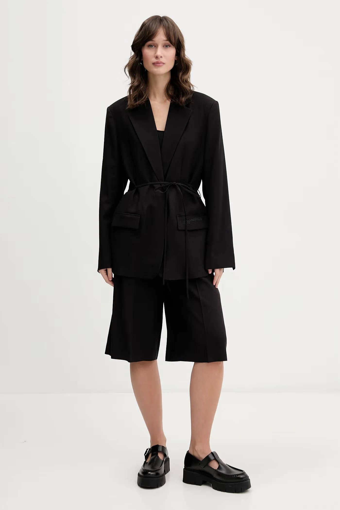 Шорты из смесового льна - фото 2