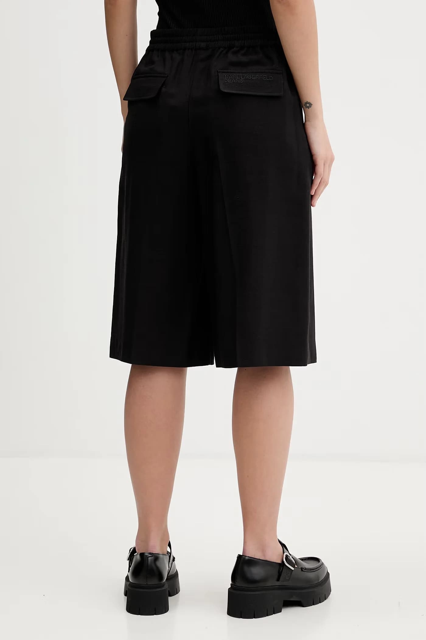 Шорты из смесового льна - фото 3