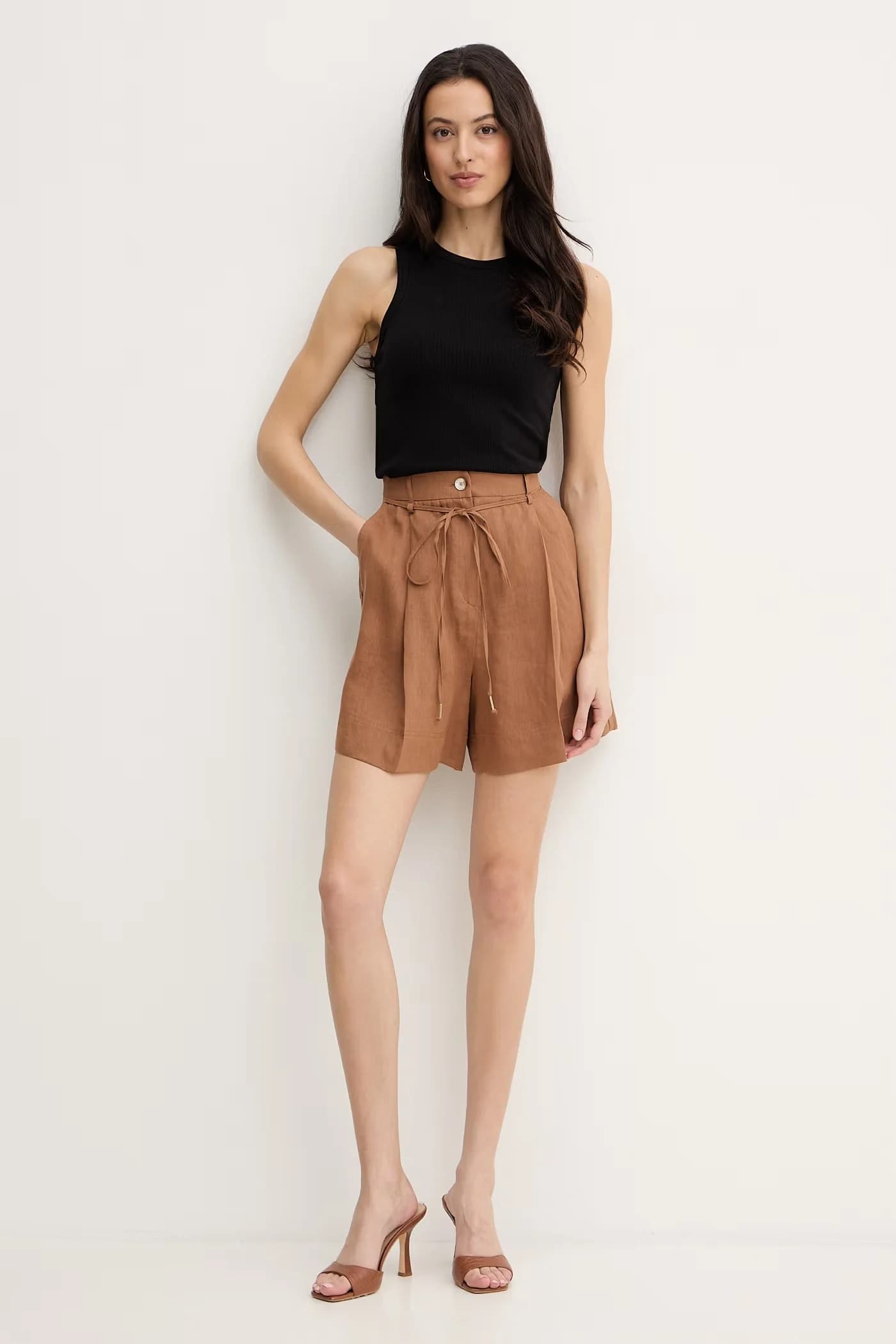 ZANNATA льняные шорты - фото 2