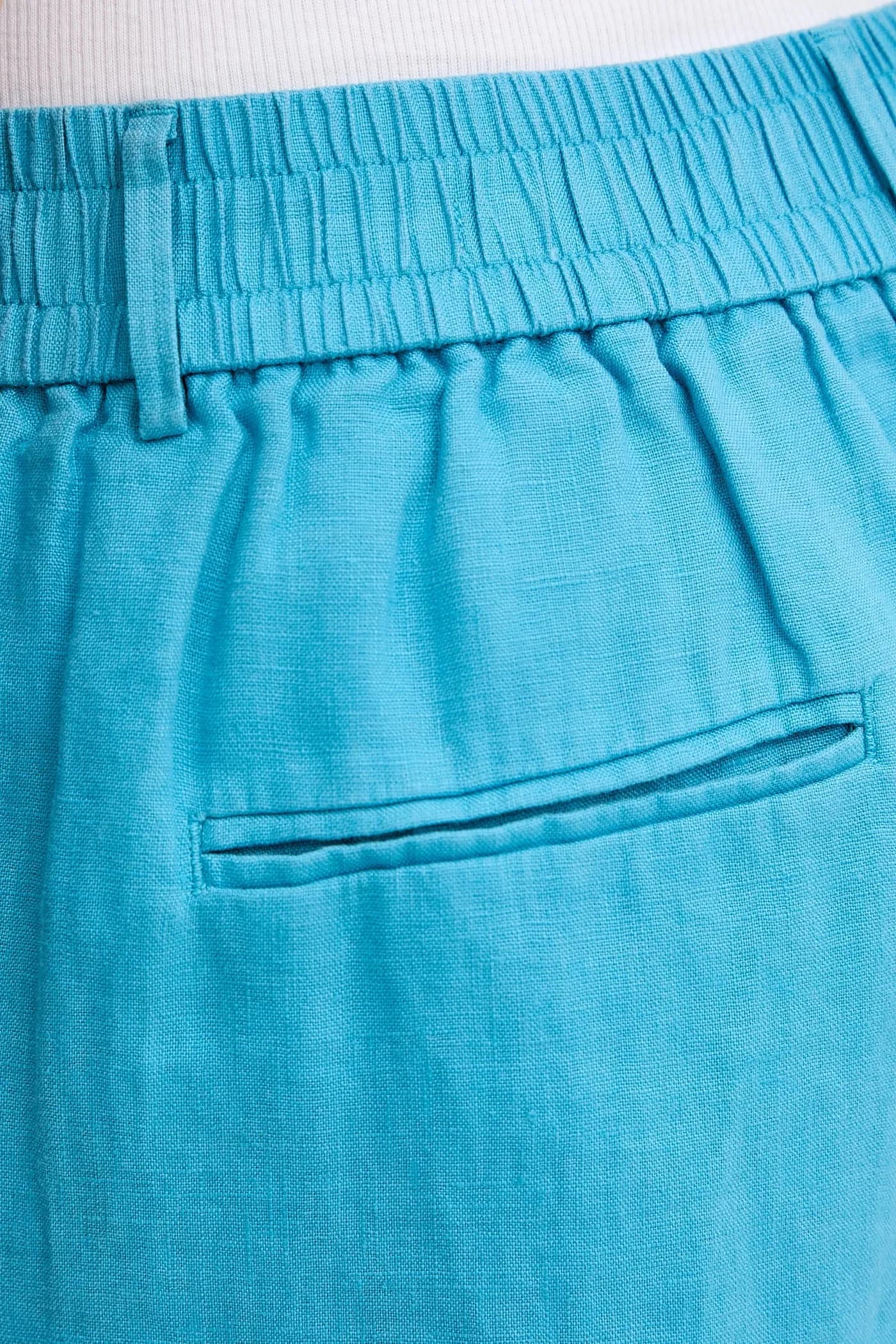 Льняные шорты - фото 4