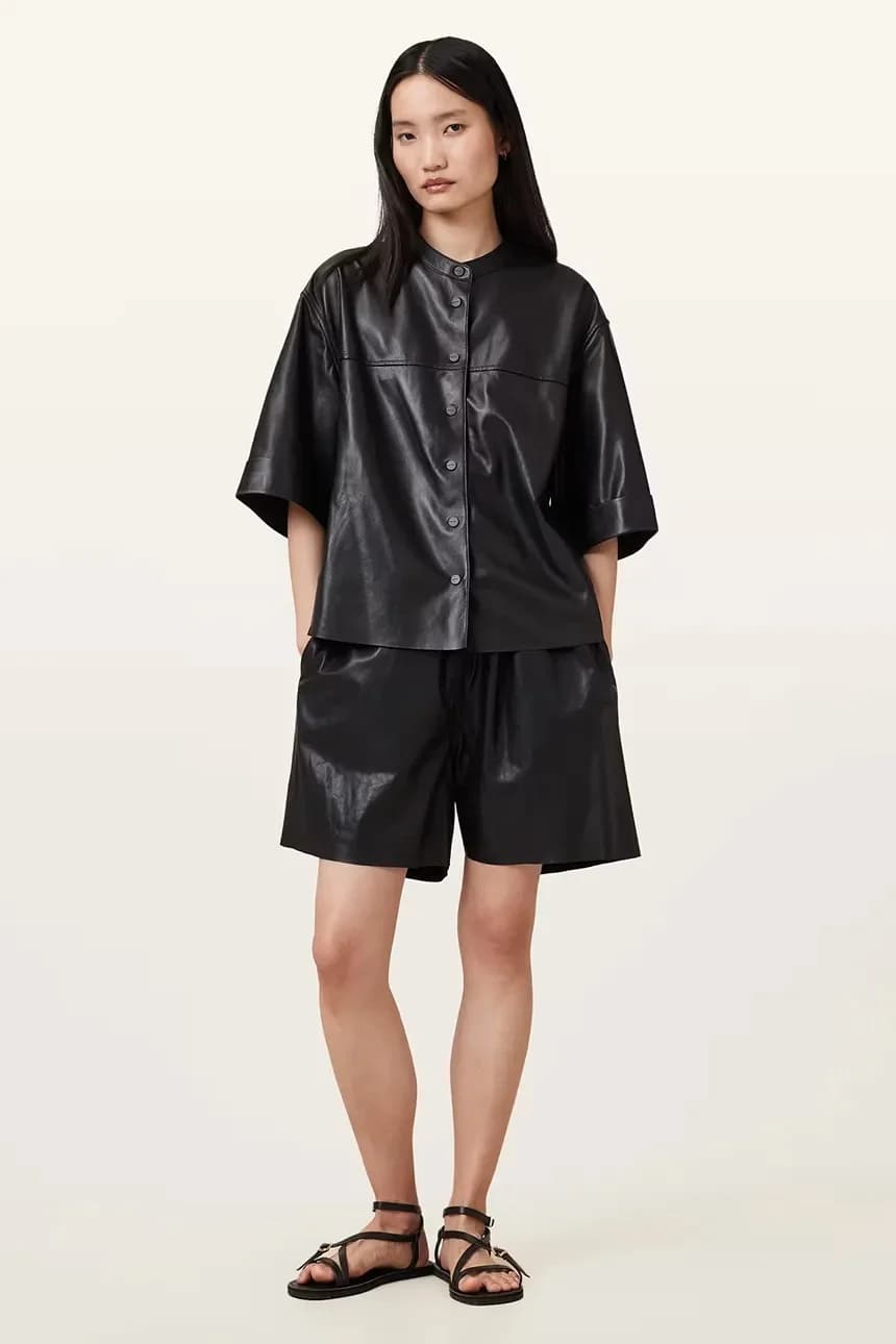 кожаные шорты ARLA