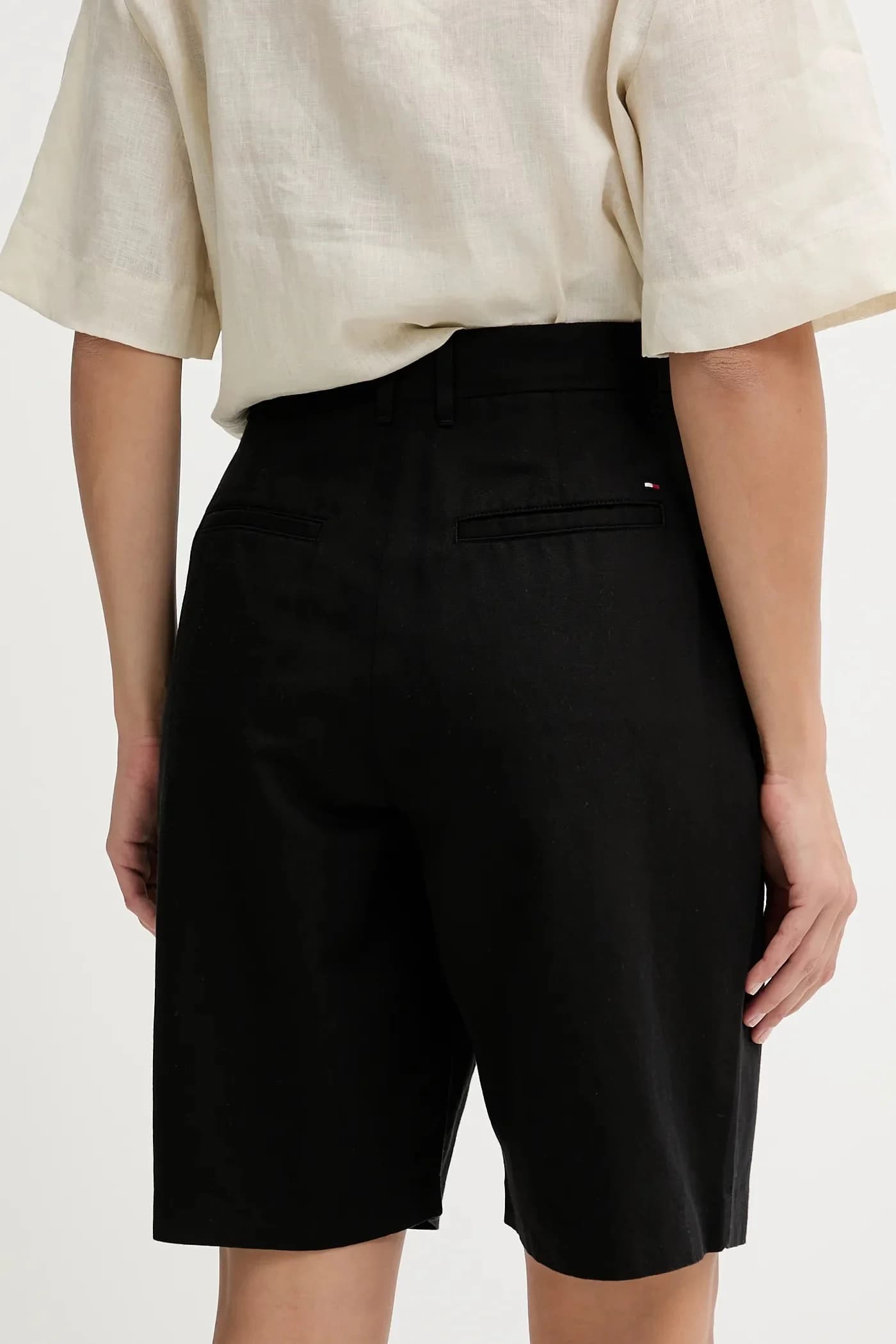 Шорты из смесового льна - фото 3