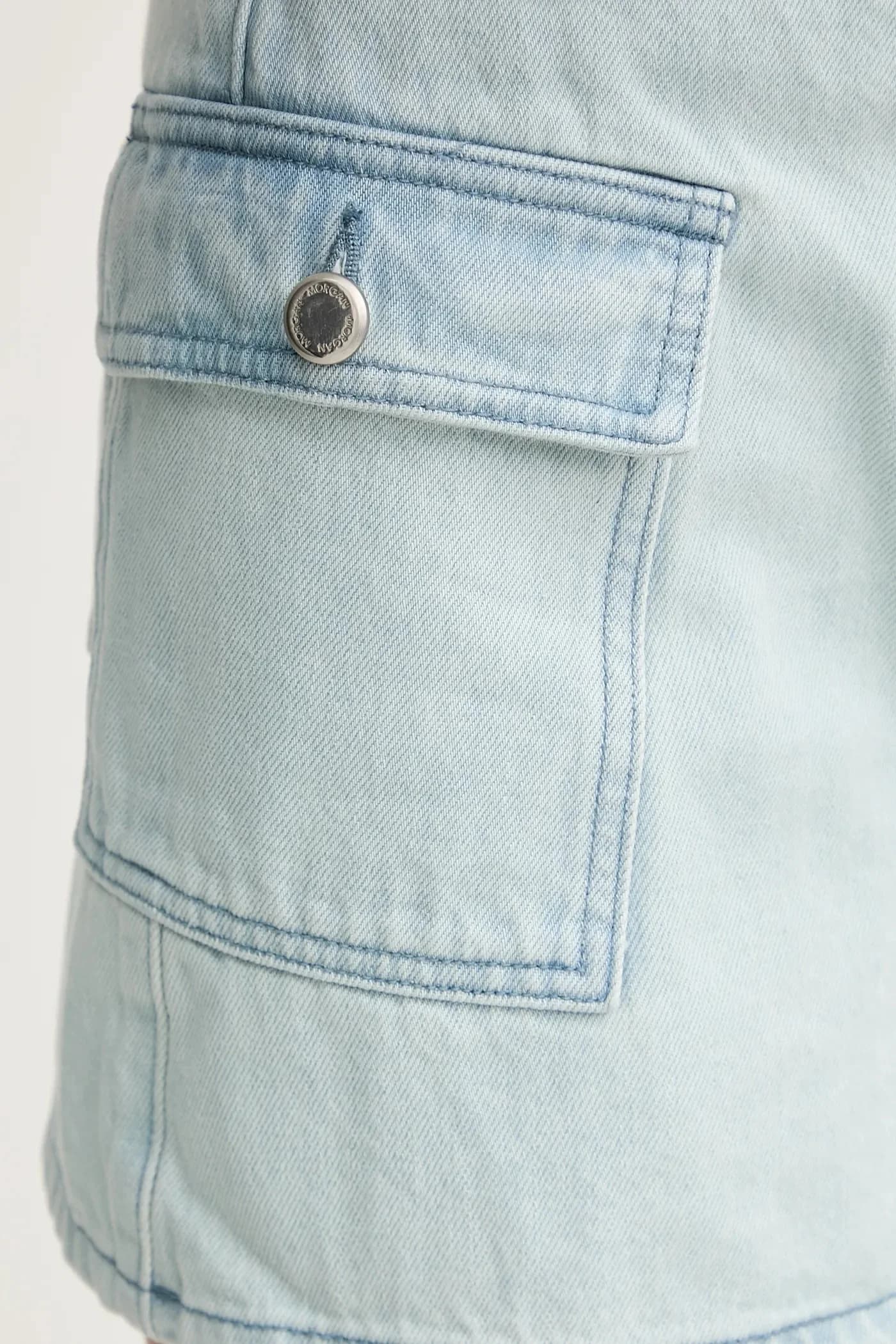 Джинсовая юбка и брюки - фото 5