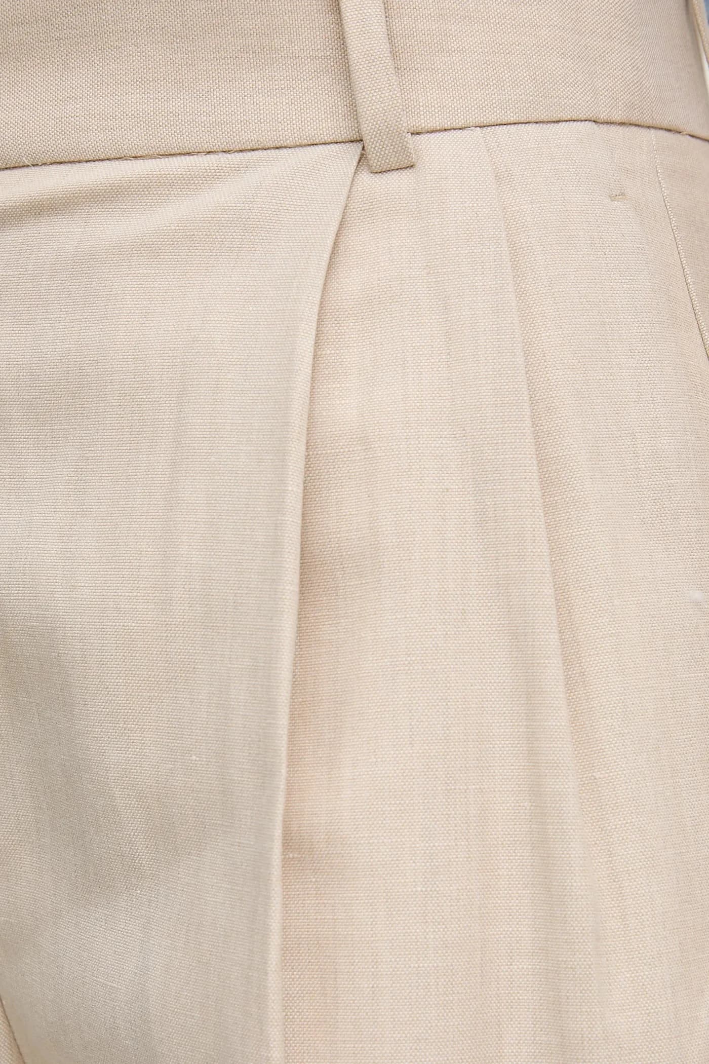 Шорты из смесового льна - фото 4