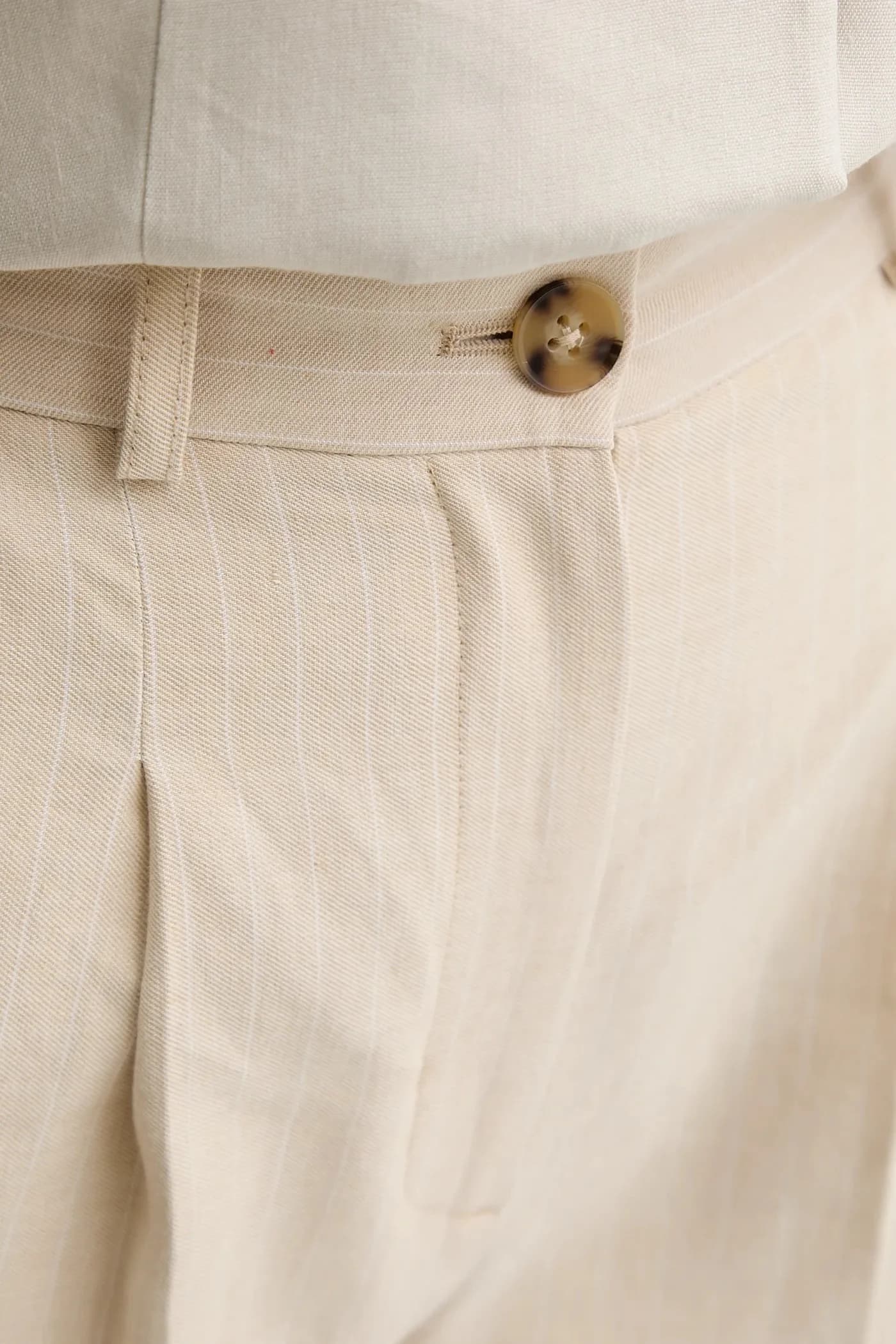 Шорты из смесового льна - фото 4