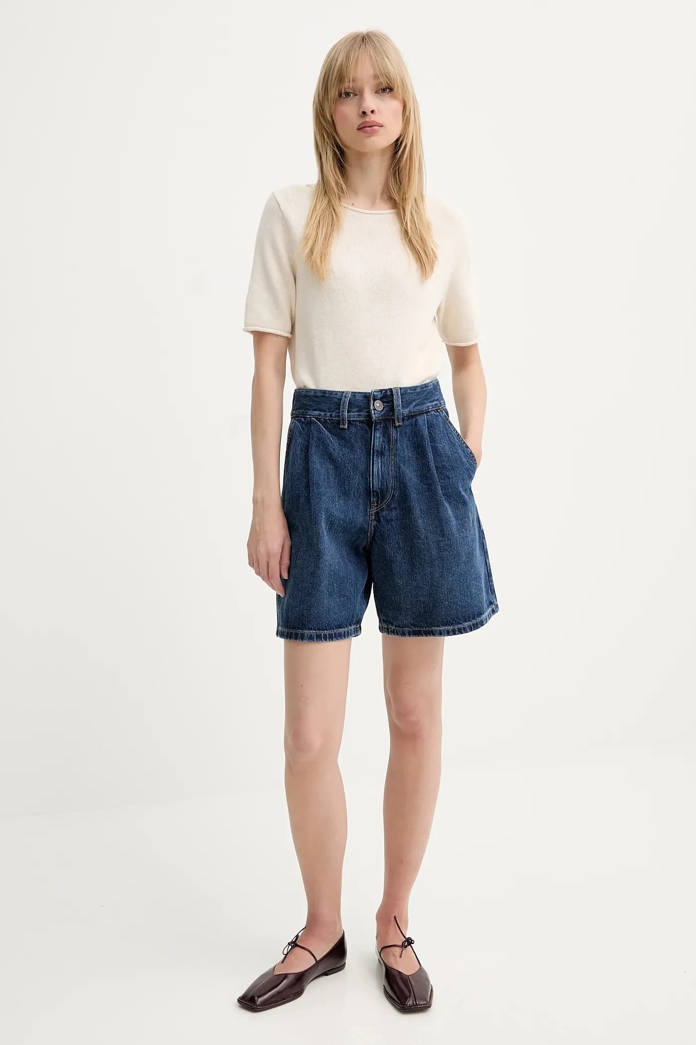 Джинсовые шорты - фото 2