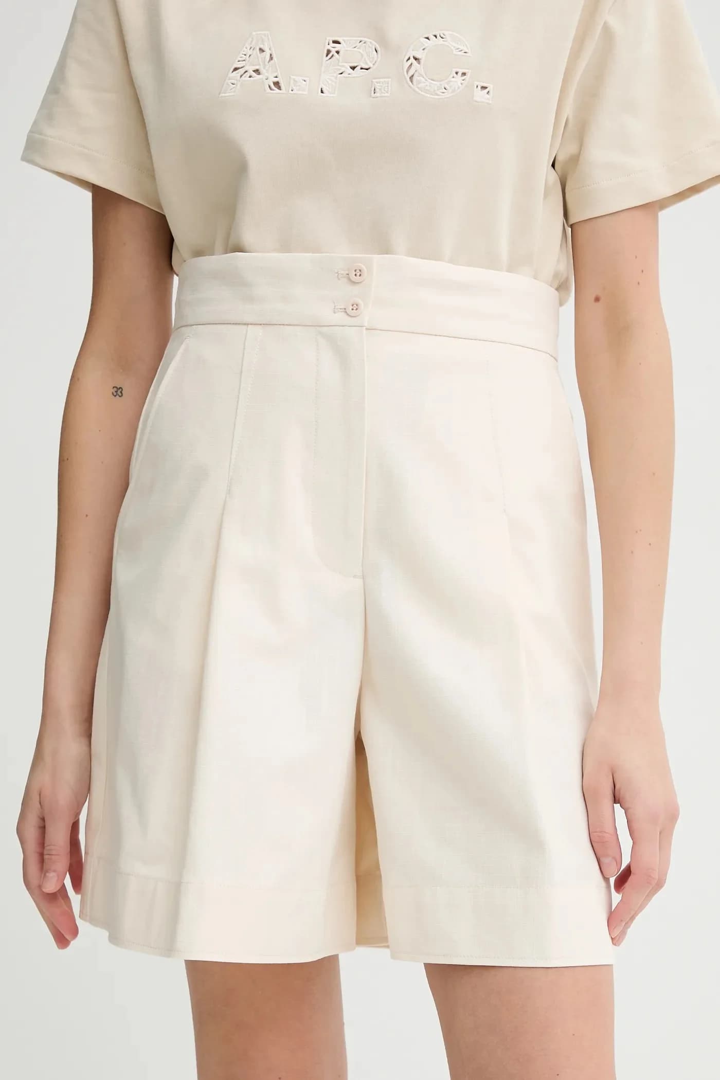 Короткие хлопковые шорты Orlane