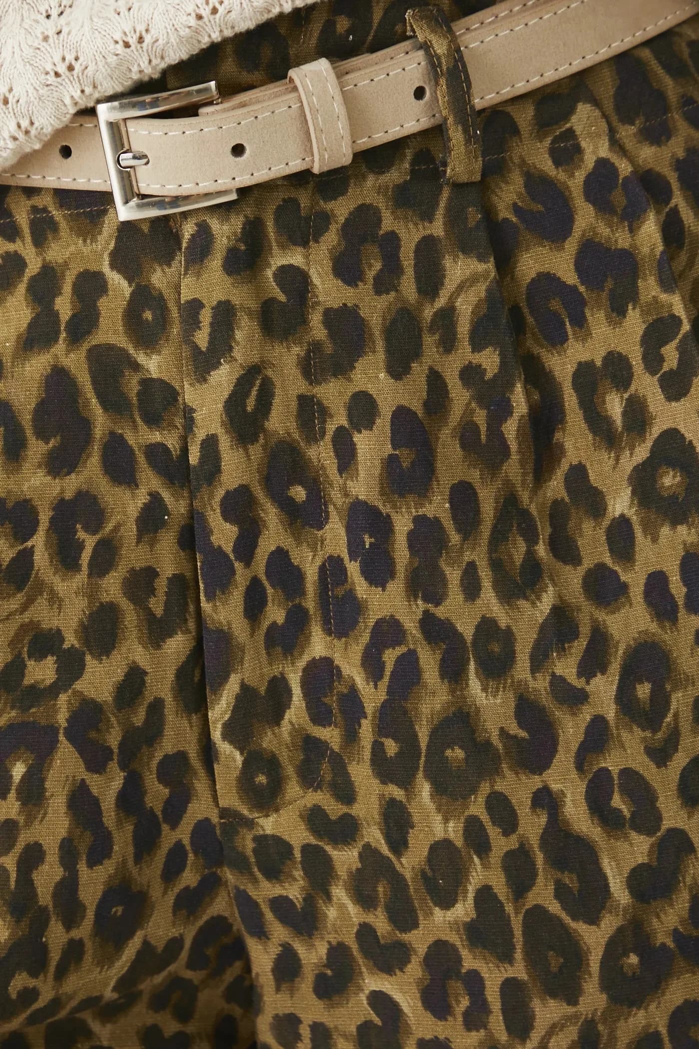 Шорты из смесового льна - фото 4