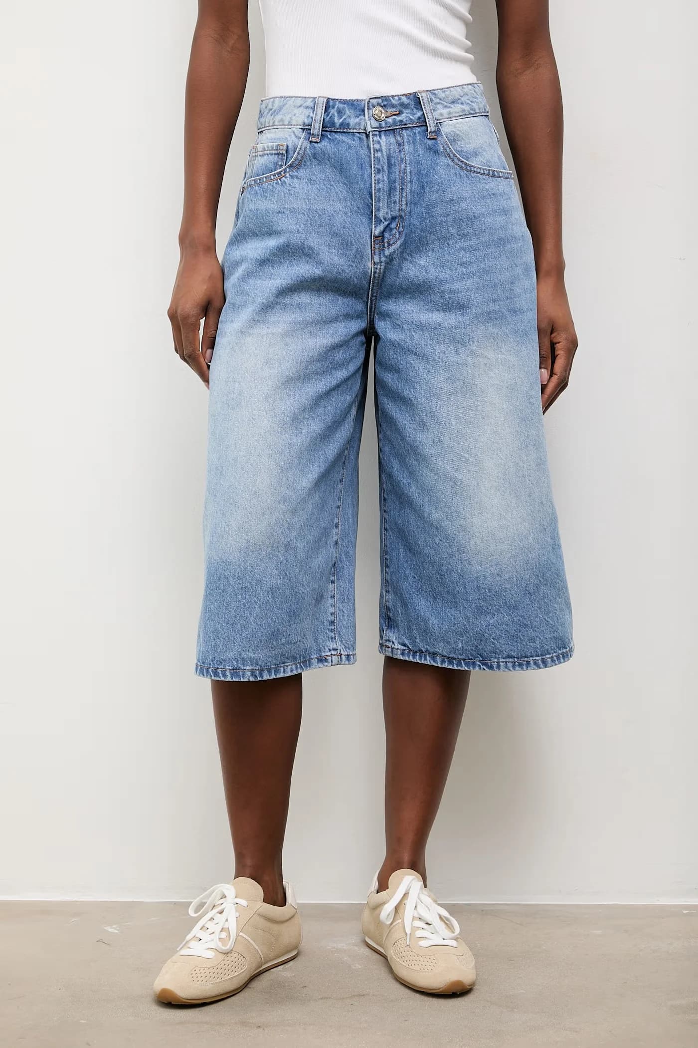 Джинсовые шорты - фото 3