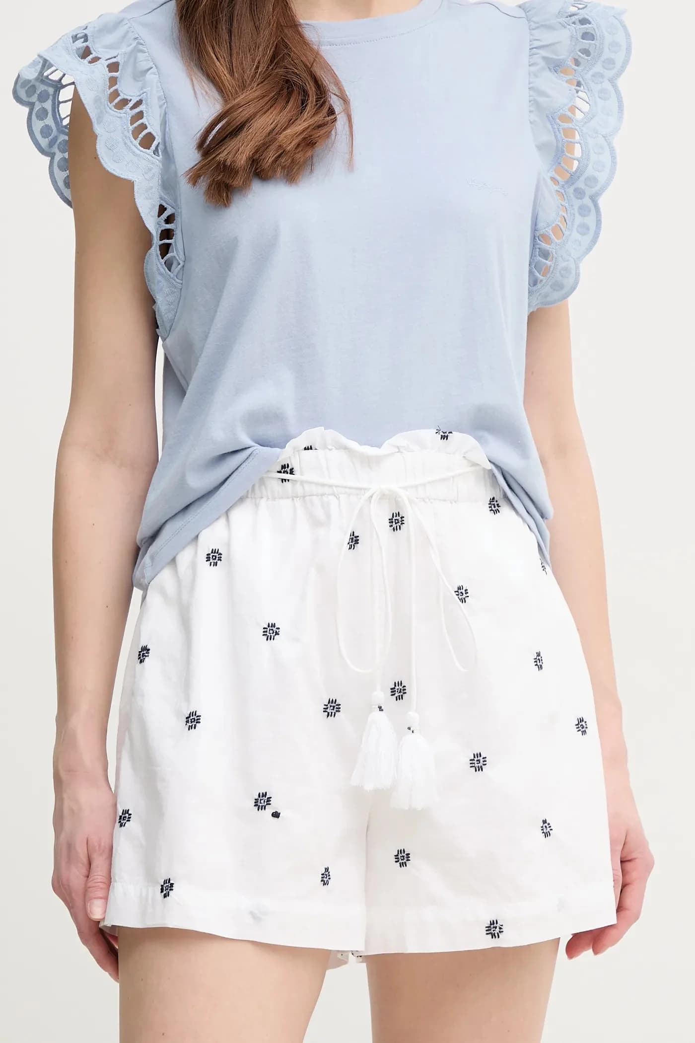 шорты EDNA из хлопка