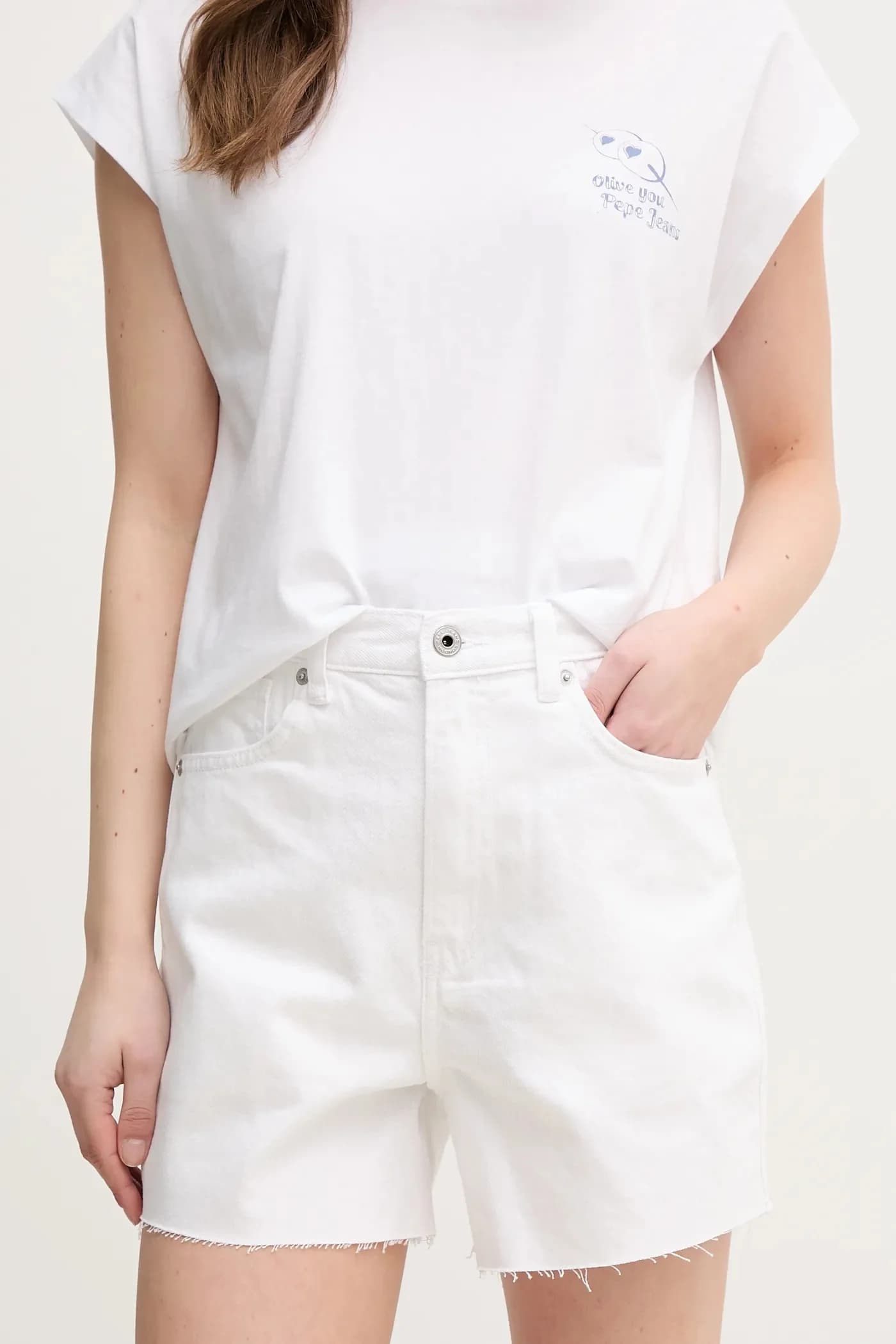 Джинсовые шорты A-LINE SHORT UHW RACHEL