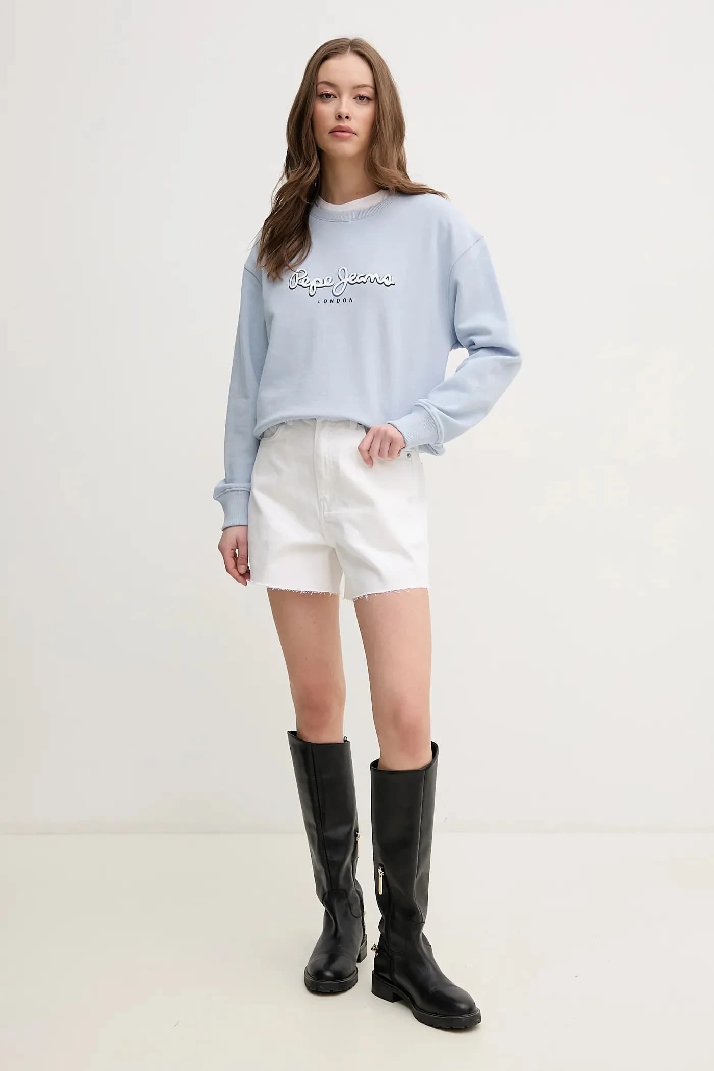 Джинсовые шорты A-LINE SHORT UHW RACHEL - фото 2