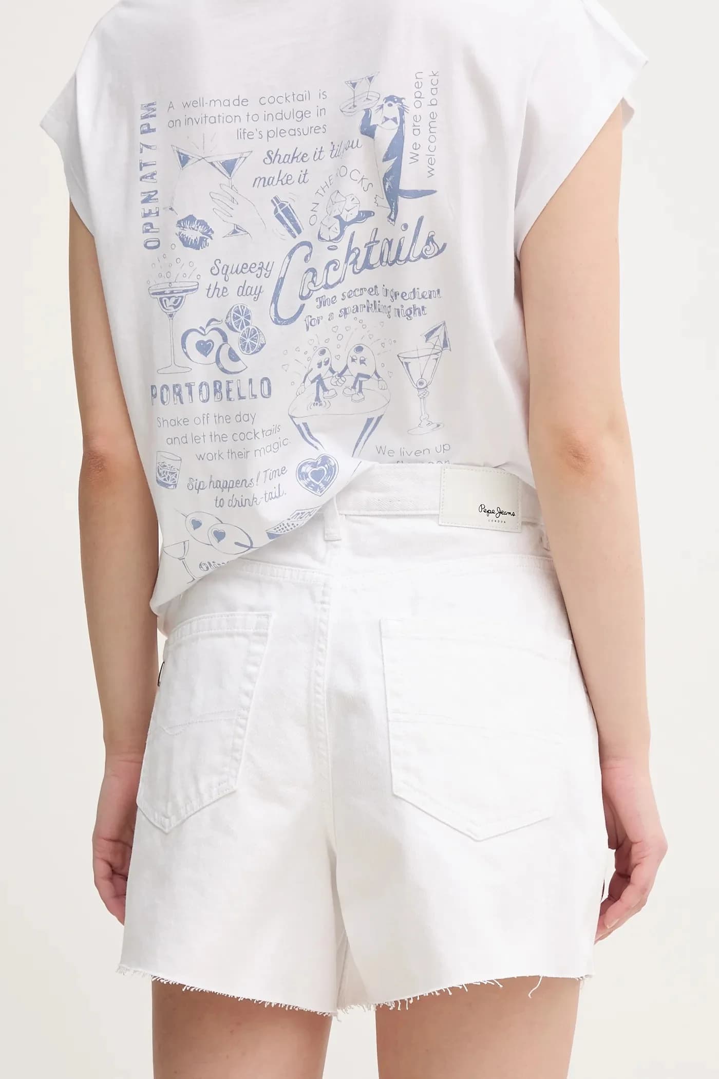 Джинсовые шорты A-LINE SHORT UHW RACHEL - фото 3