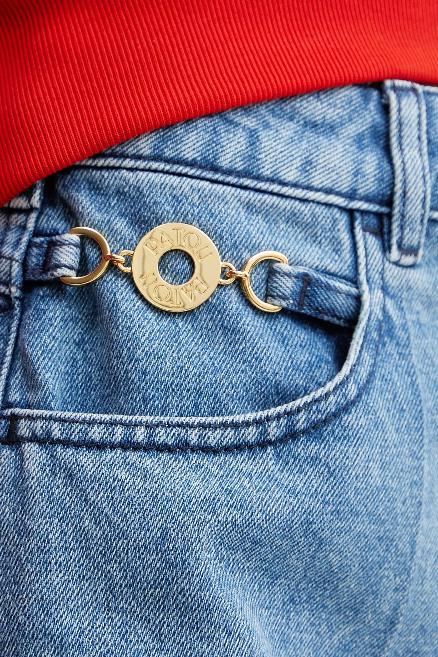 Хлопковые джинсовые шорты - фото 3