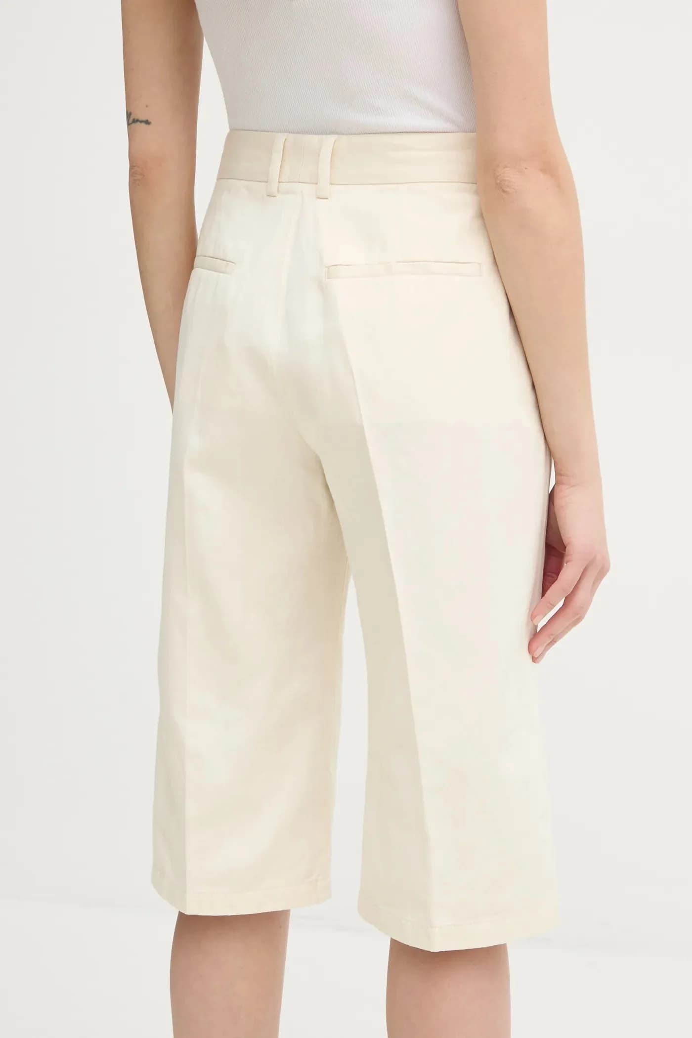 Шорты из смесового льна - фото 3