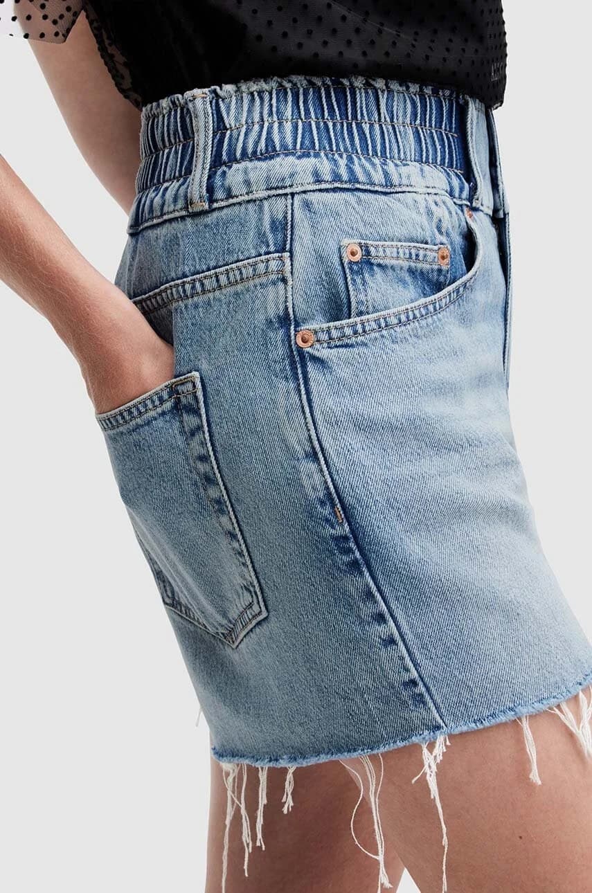 джинсовые шорты HAILEY DENIM SHORT - фото 4