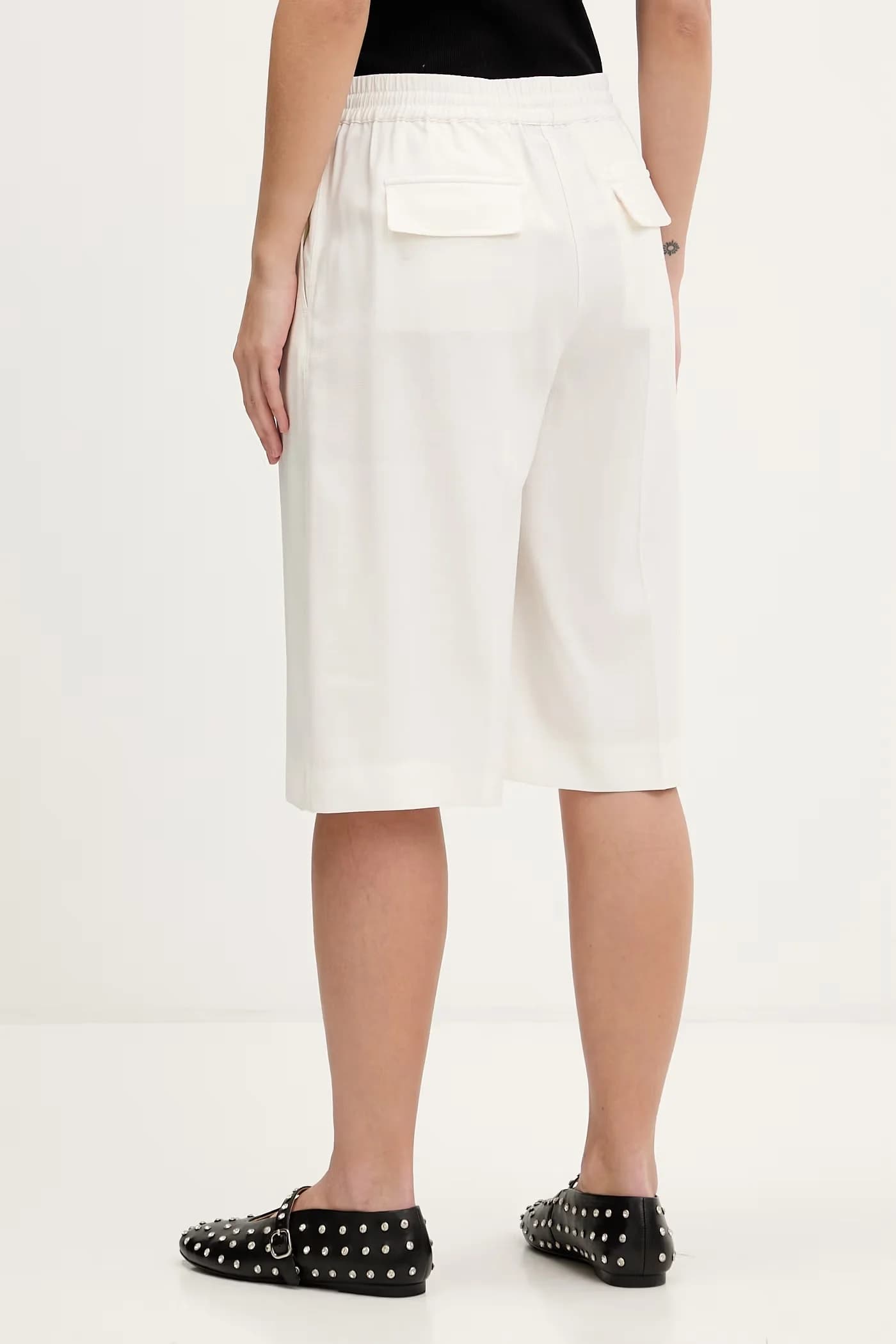 Шорты из смесового льна - фото 3