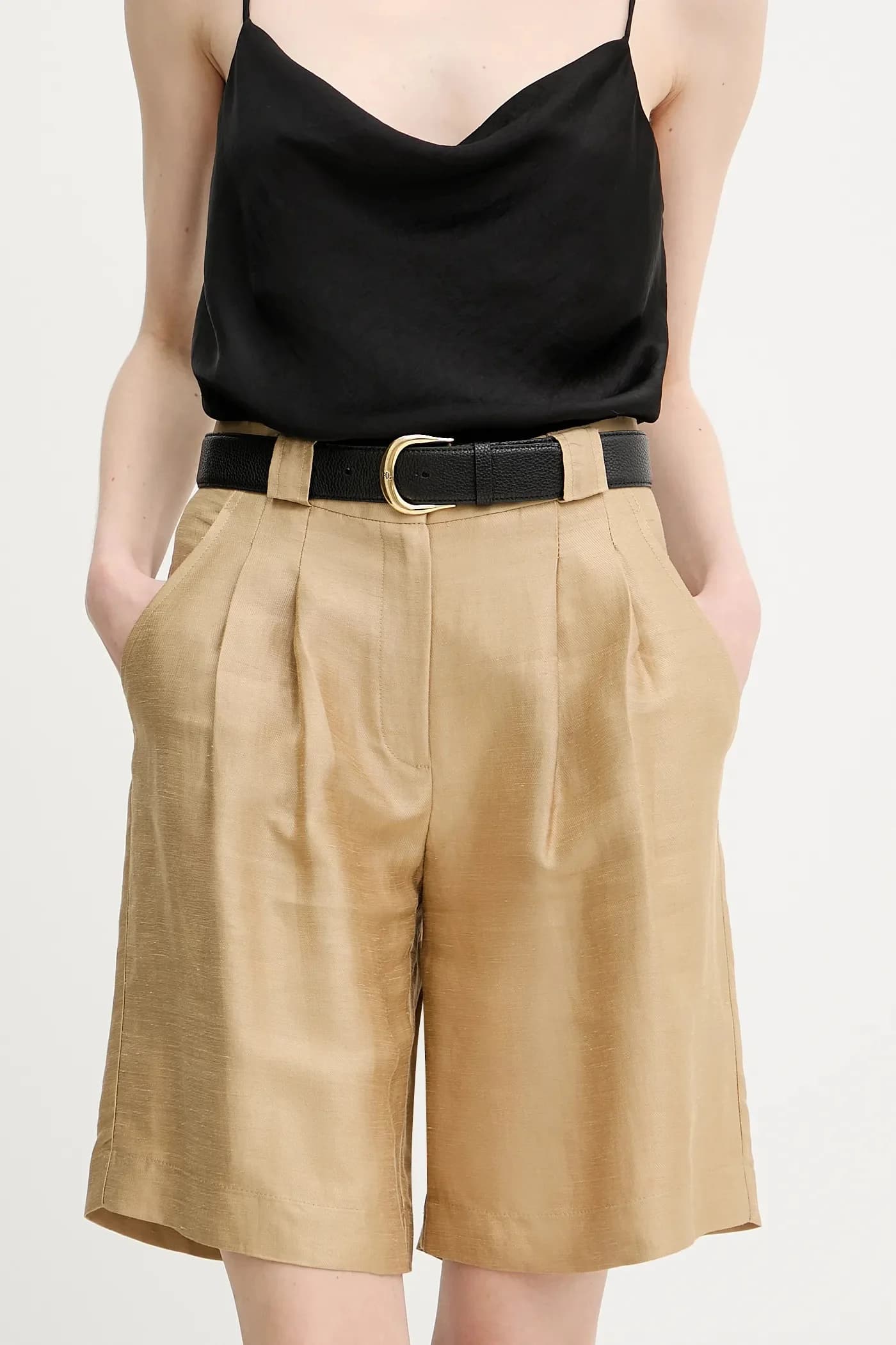 Шорты SAVOUREUX из смесового льна