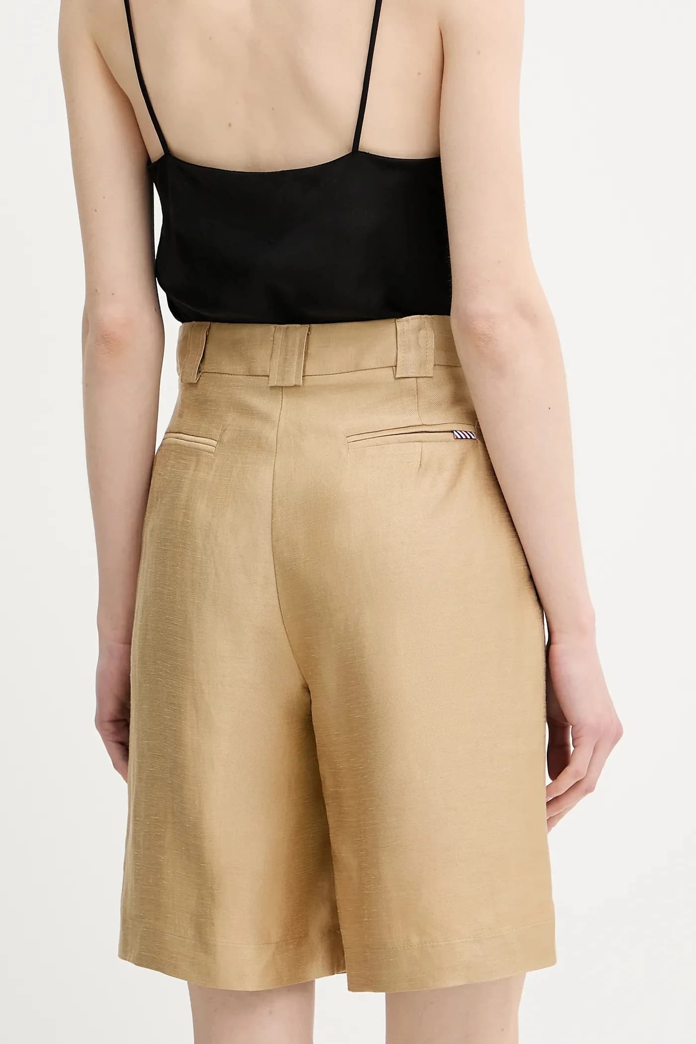 шорты SAVOUREUX из смесового льна - фото 3