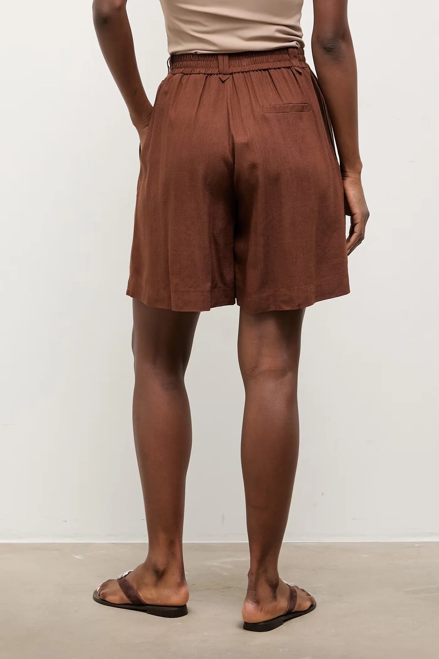 Льняные шорты - фото 3