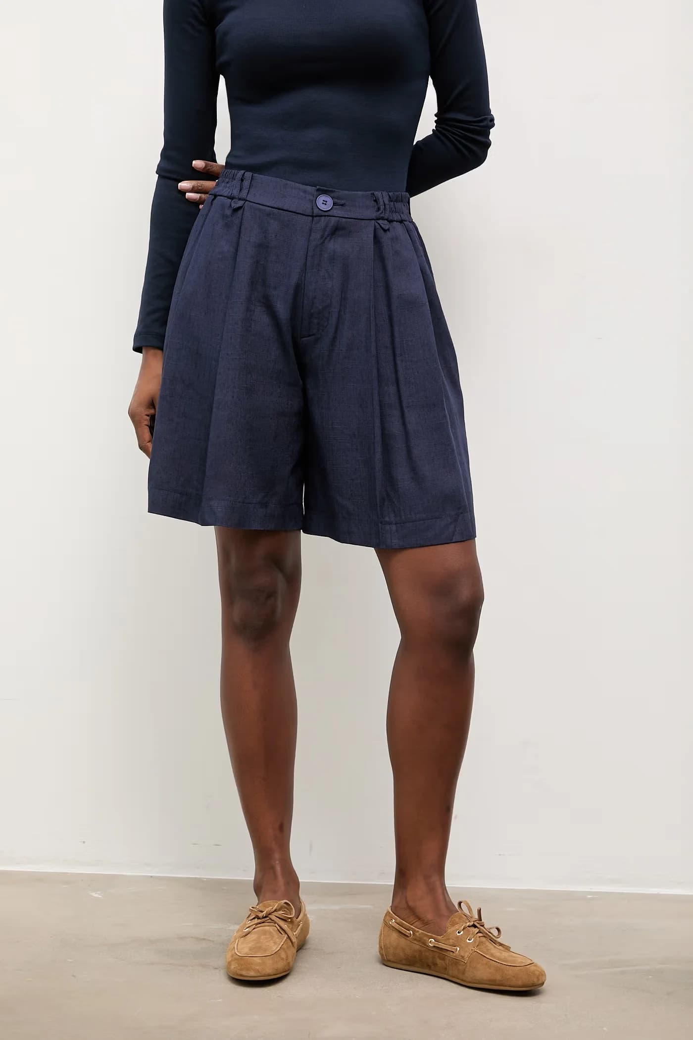 Льняные шорты - фото 3