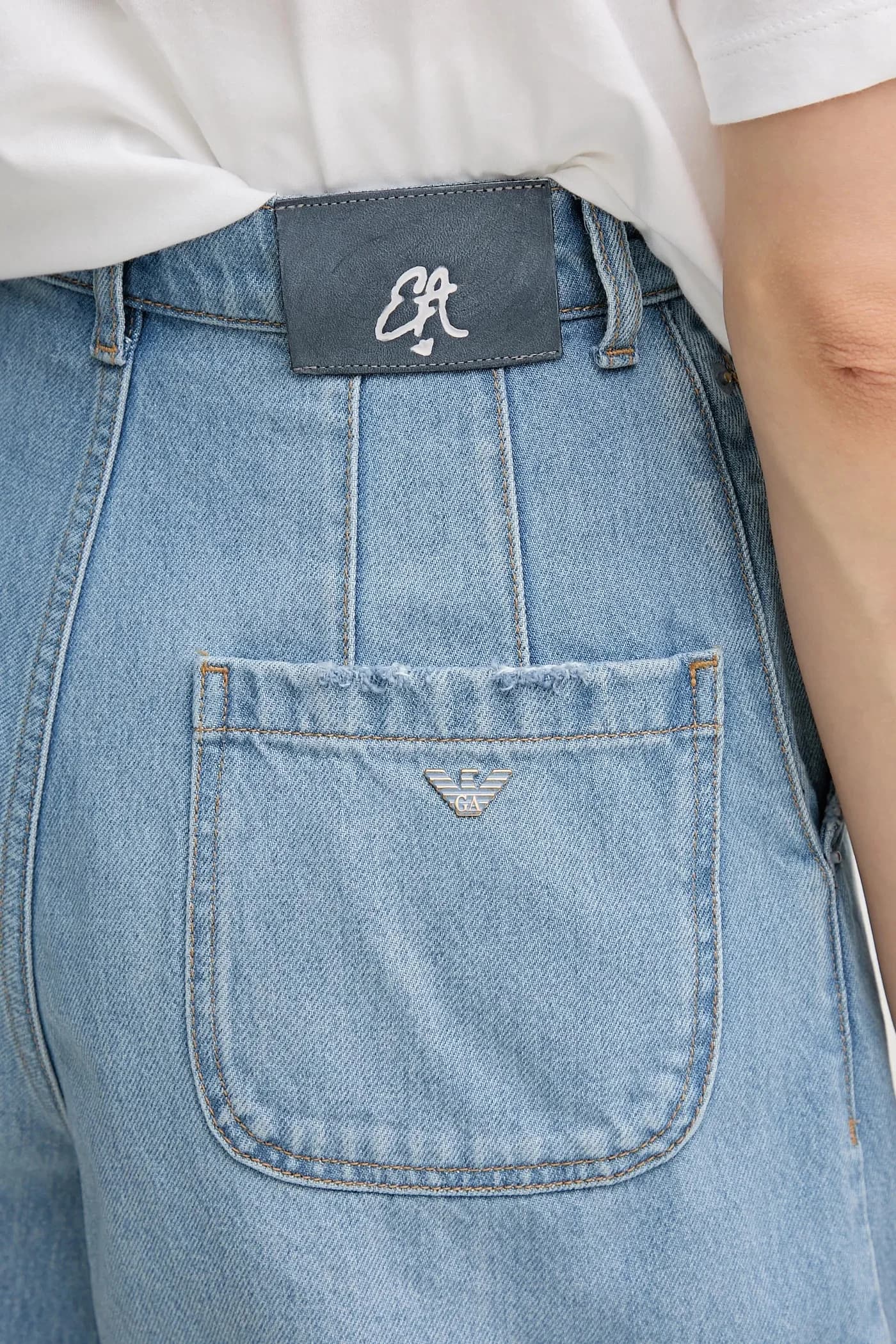 Джинсовые шорты - фото 4