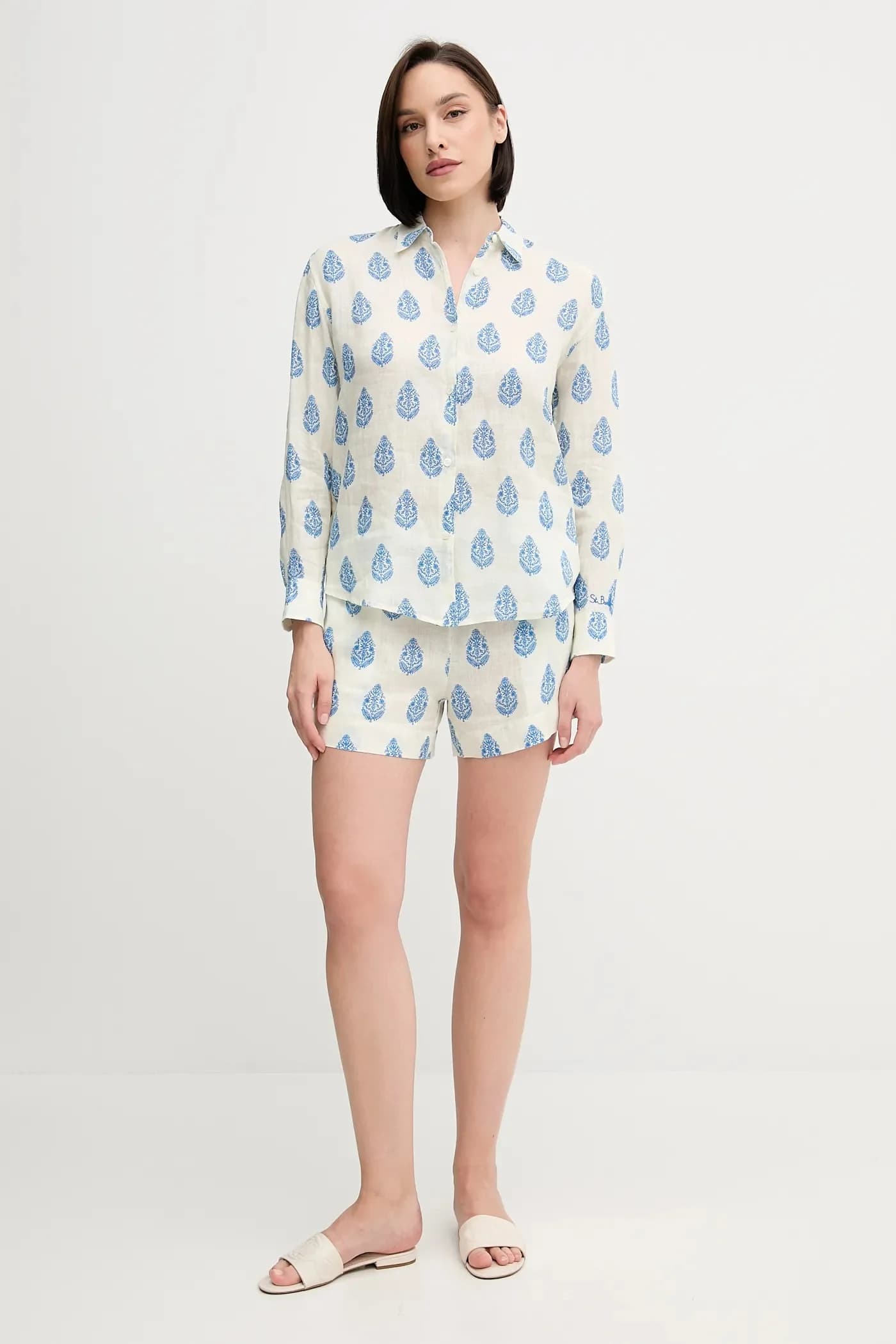 Льняные шорты - фото 2