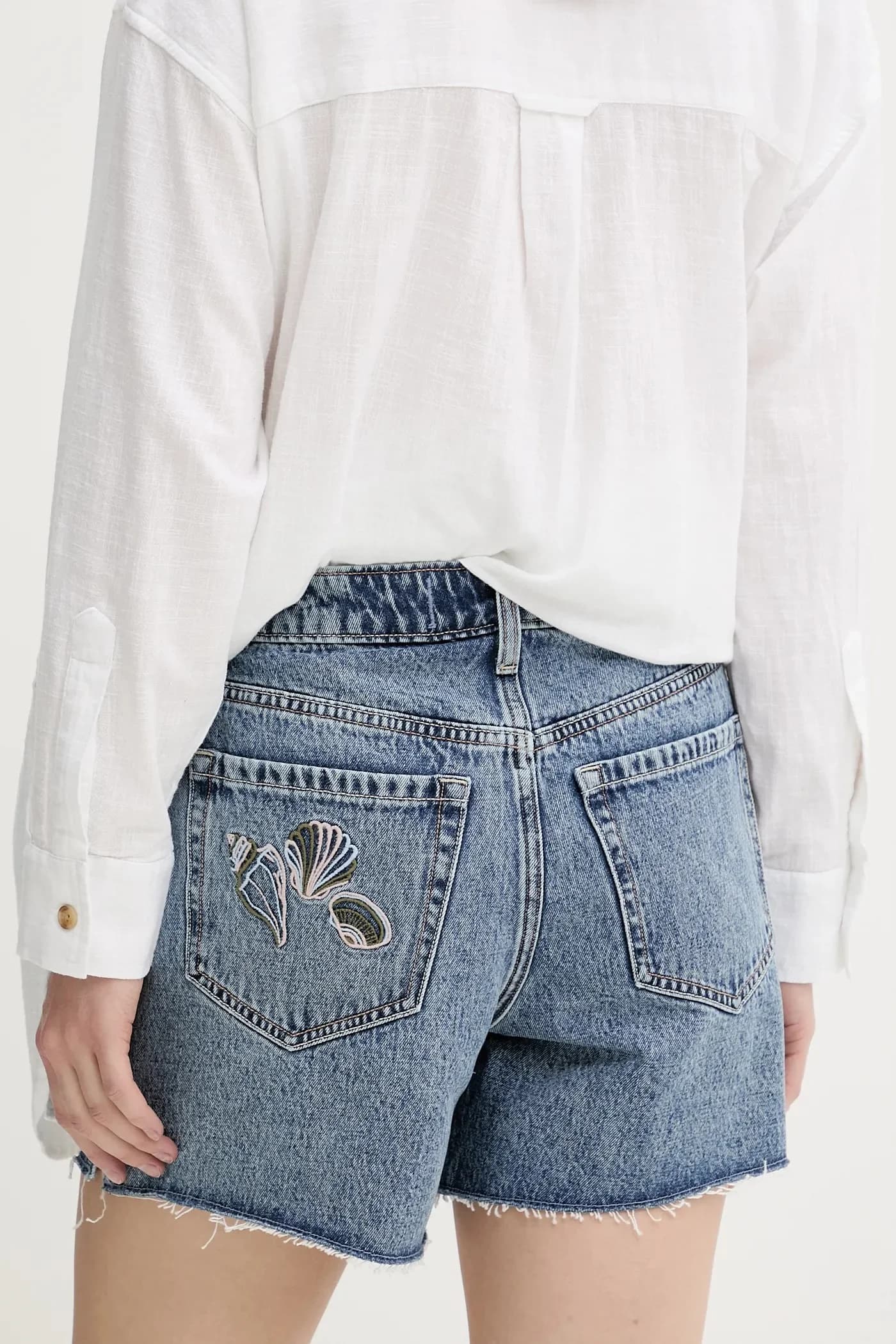 Джинсовые шорты - фото 3