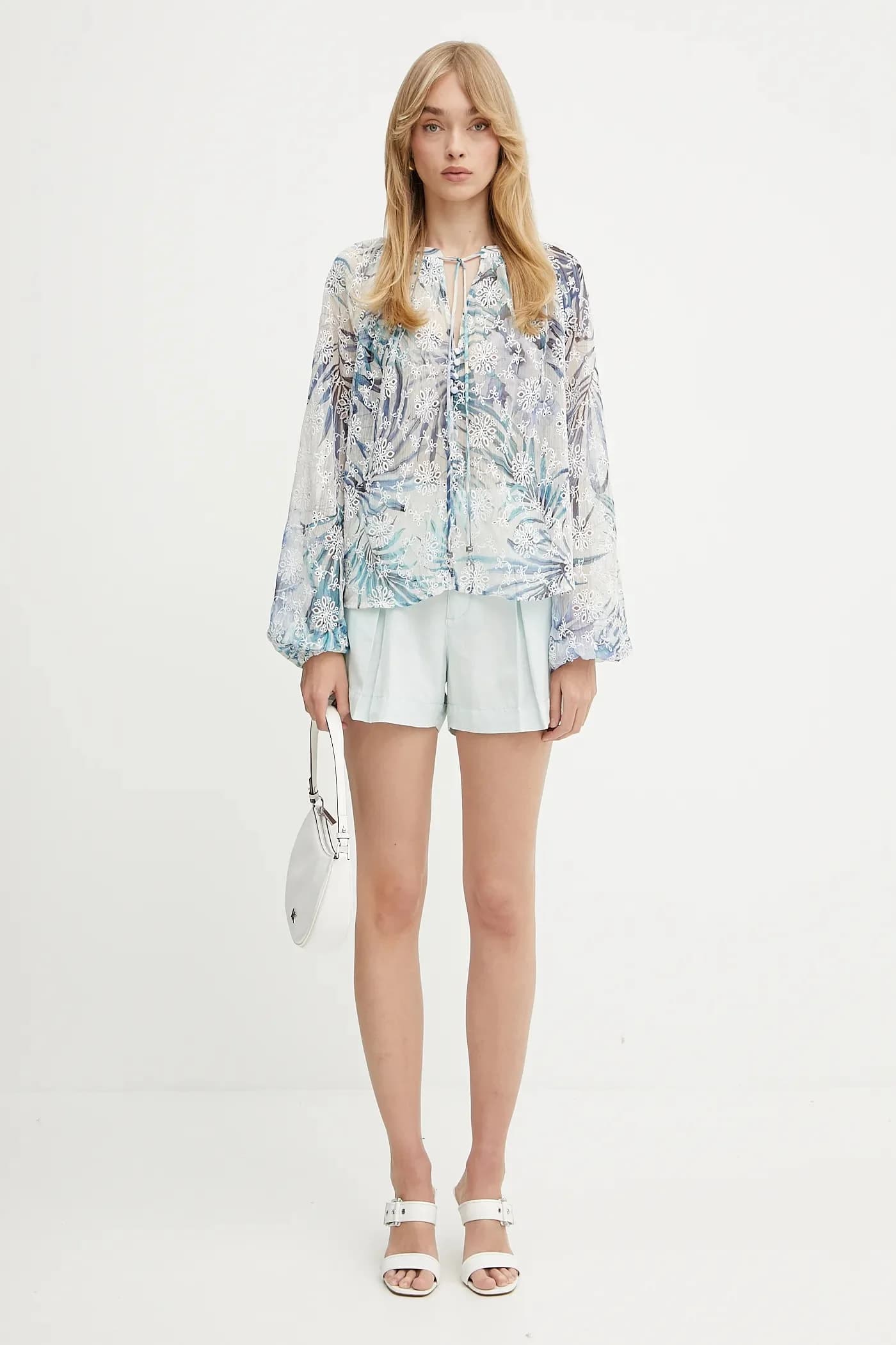 SHAYE шорты из смесового льна - фото 2