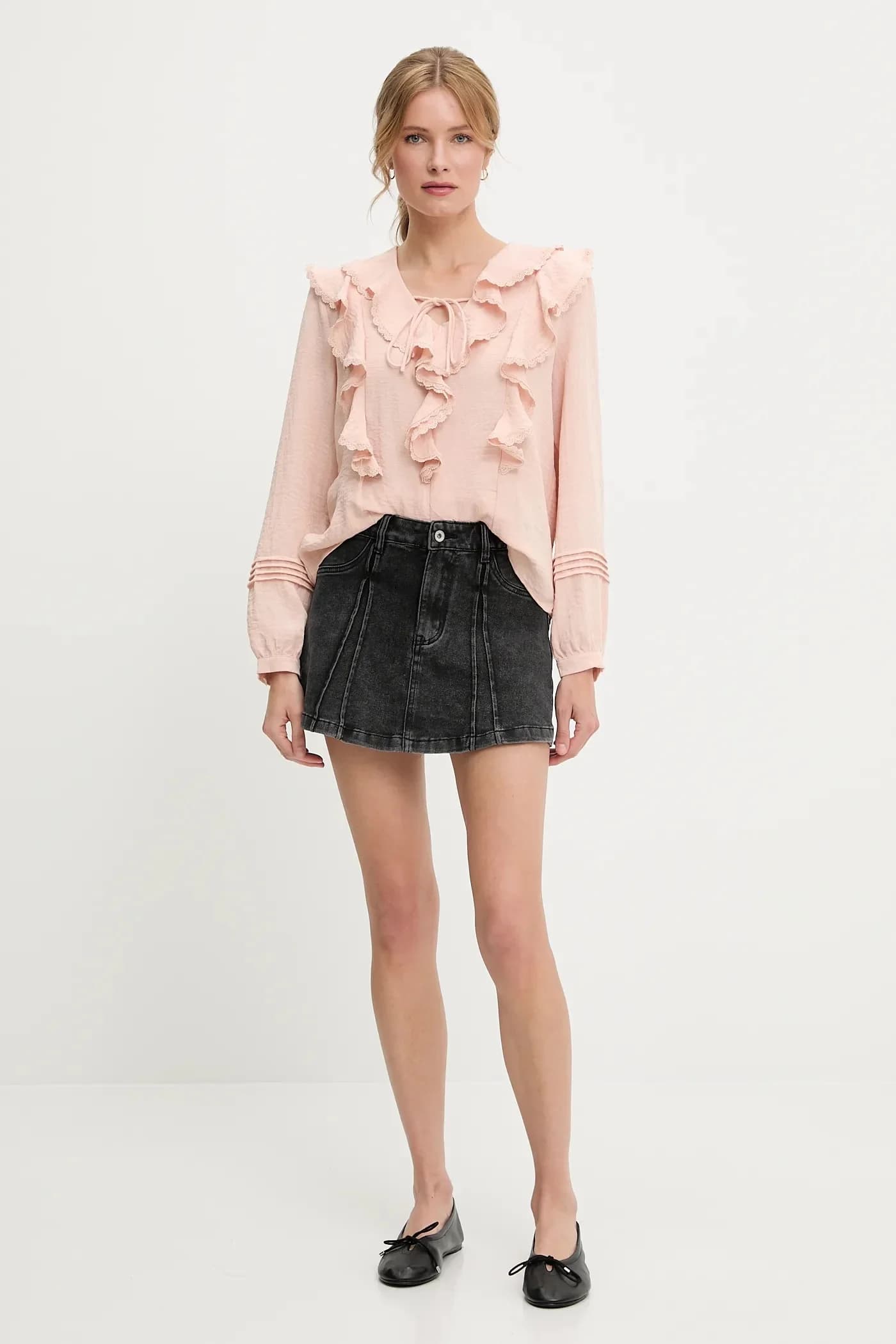 Джинсовая юбка и брюки - фото 2