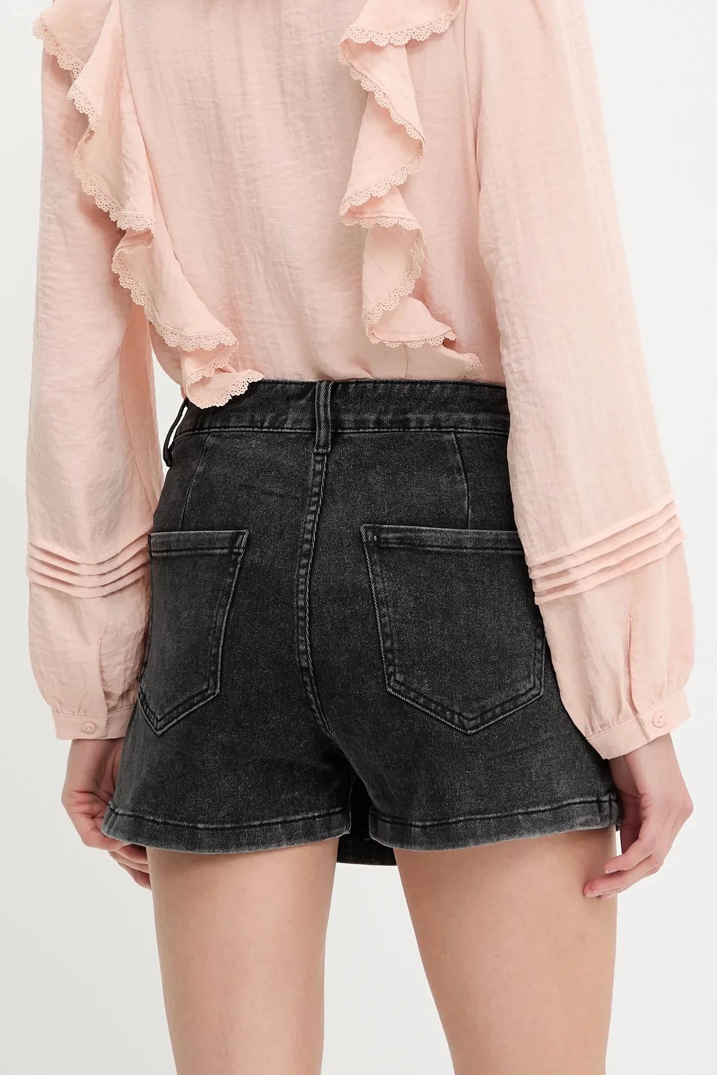 Джинсовая юбка и брюки - фото 3