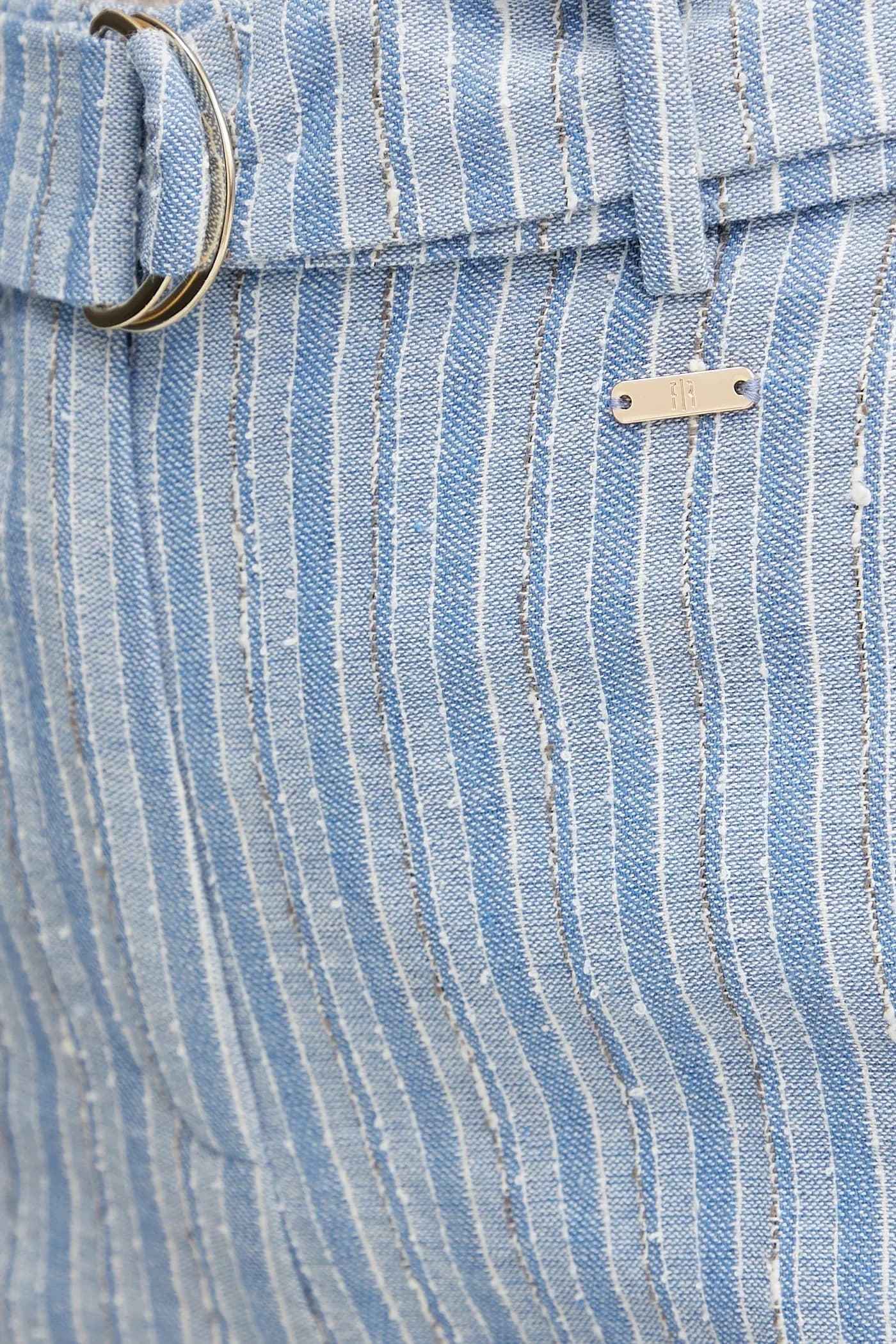 Шорты из смесового льна - фото 4