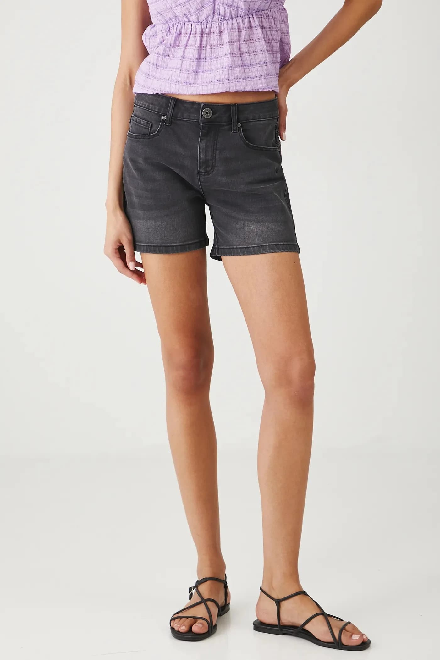 Джинсовые шорты - фото 2