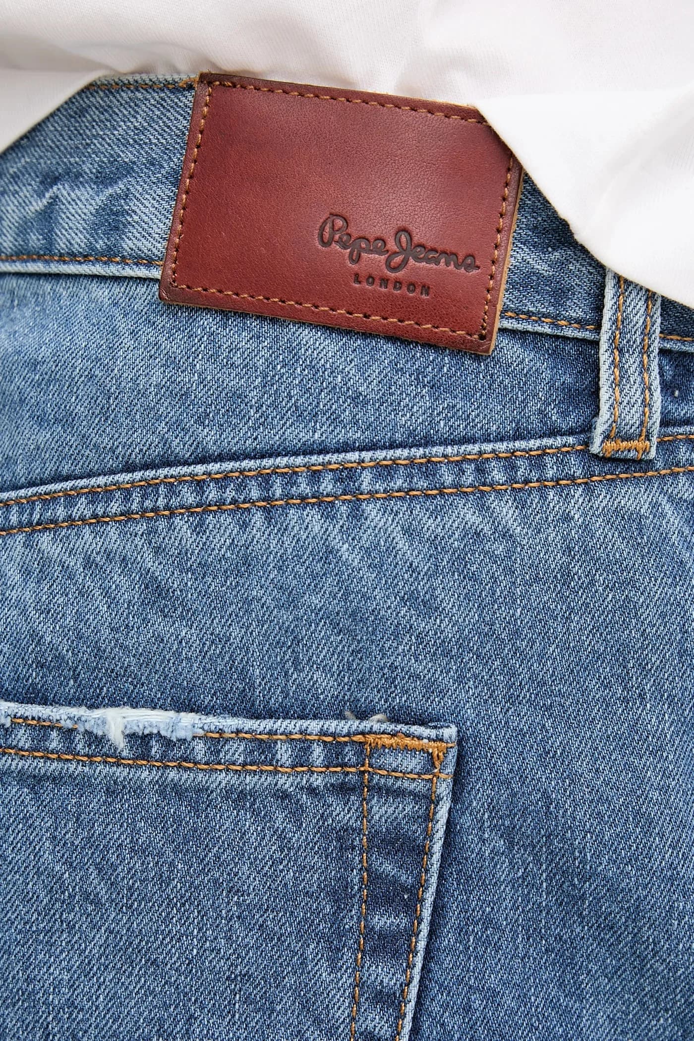 Джинсовые шорты REGULAR SHORT HW MABLE из хлопка - фото 5