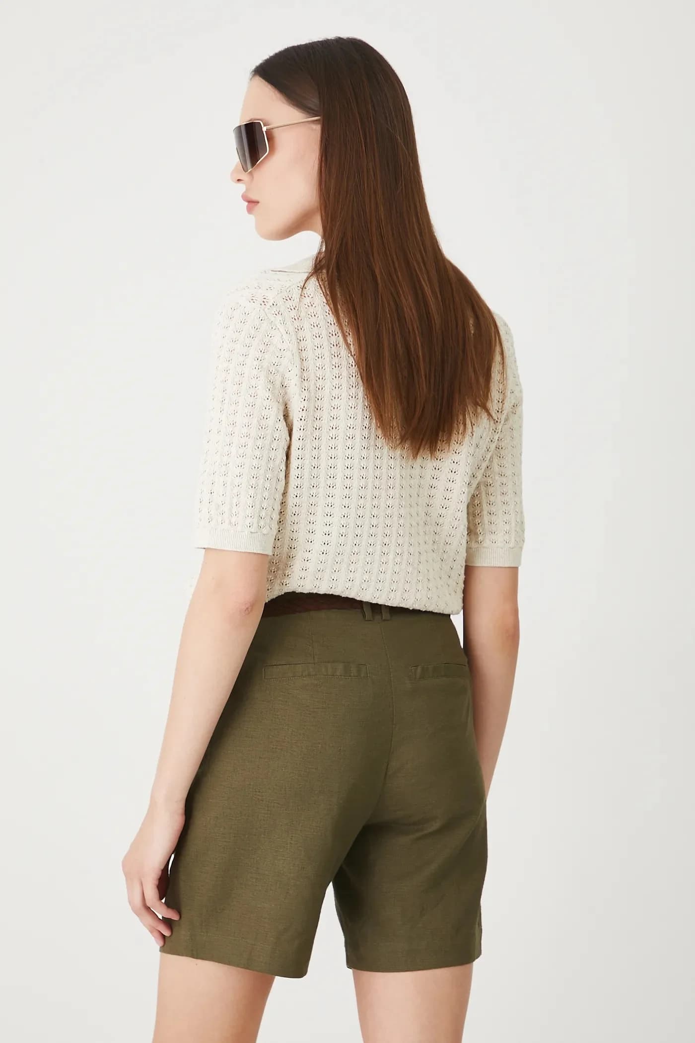 Льняные шорты - фото 3