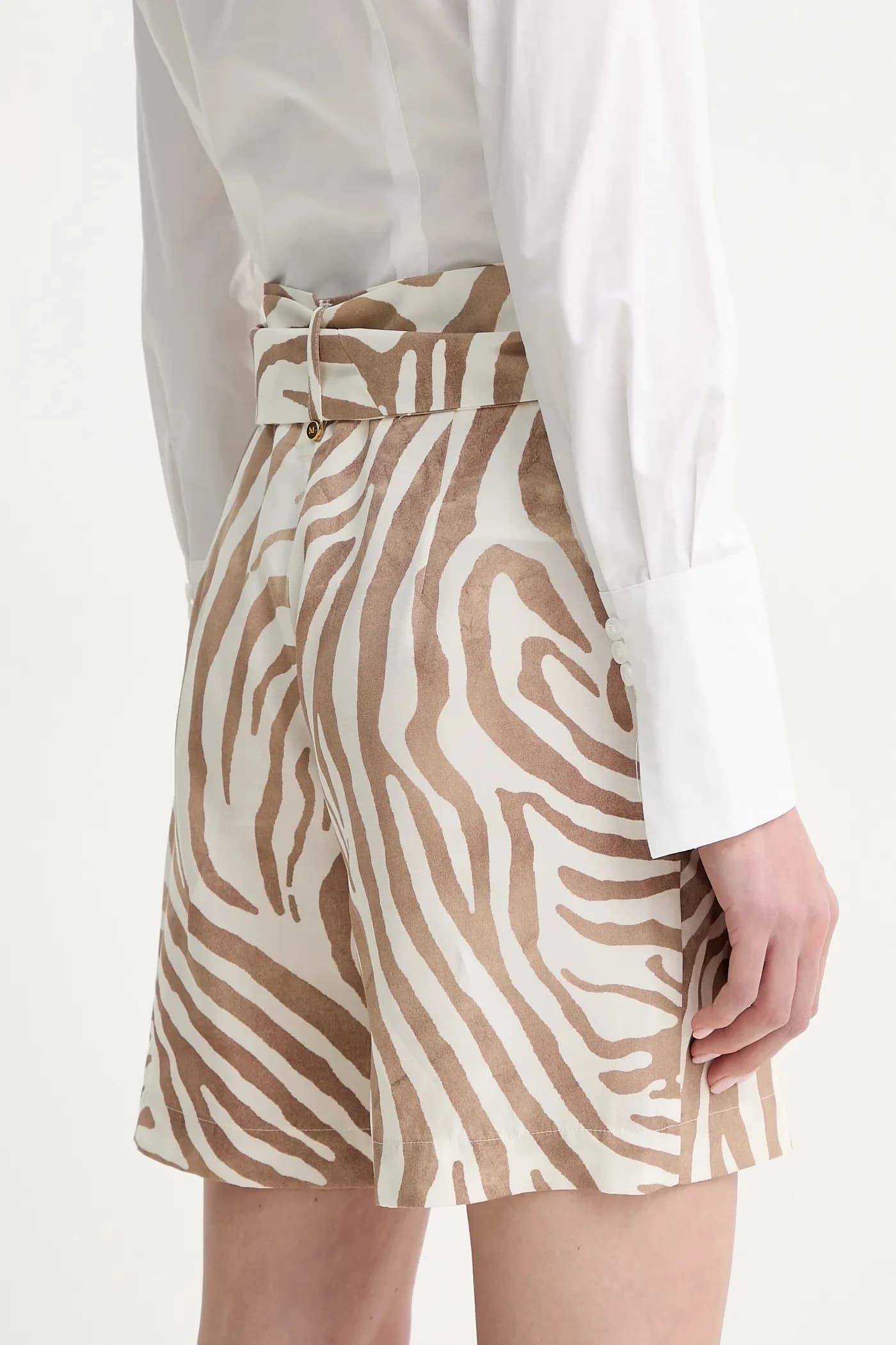 Шорты из смесового льна ROSIE - фото 3