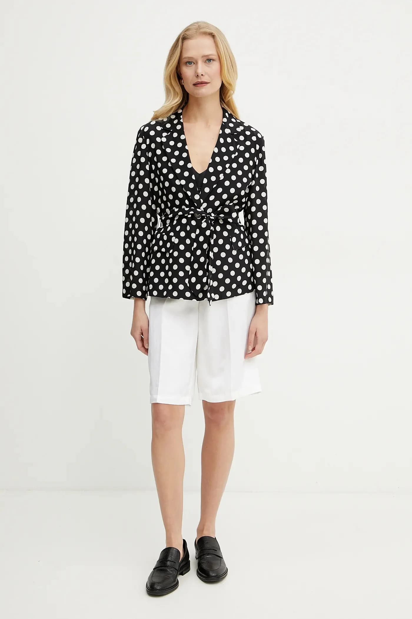 Шорты из смесового льна - фото 2