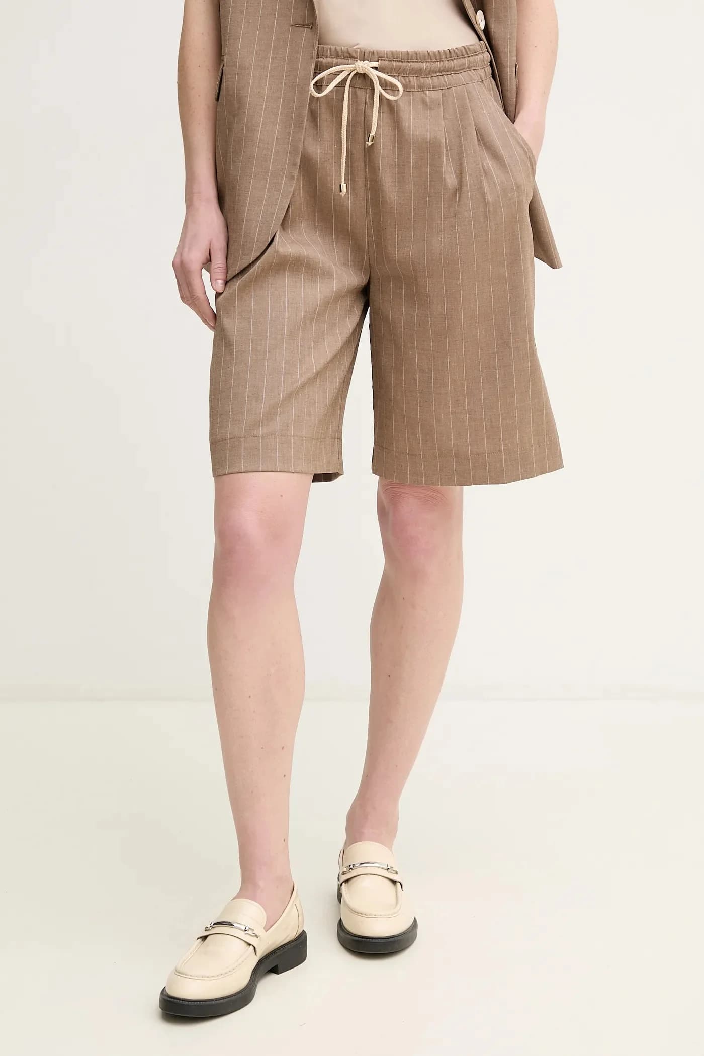 SOLANGE шорты из смесового льна