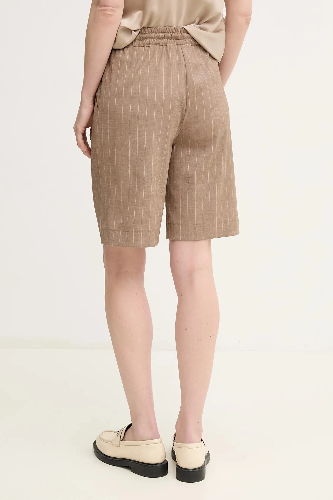 SOLANGE шорты из смесового льна - фото 3