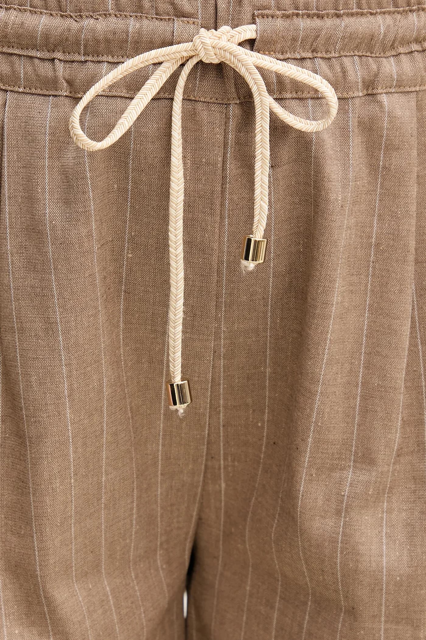 SOLANGE шорты из смесового льна - фото 5