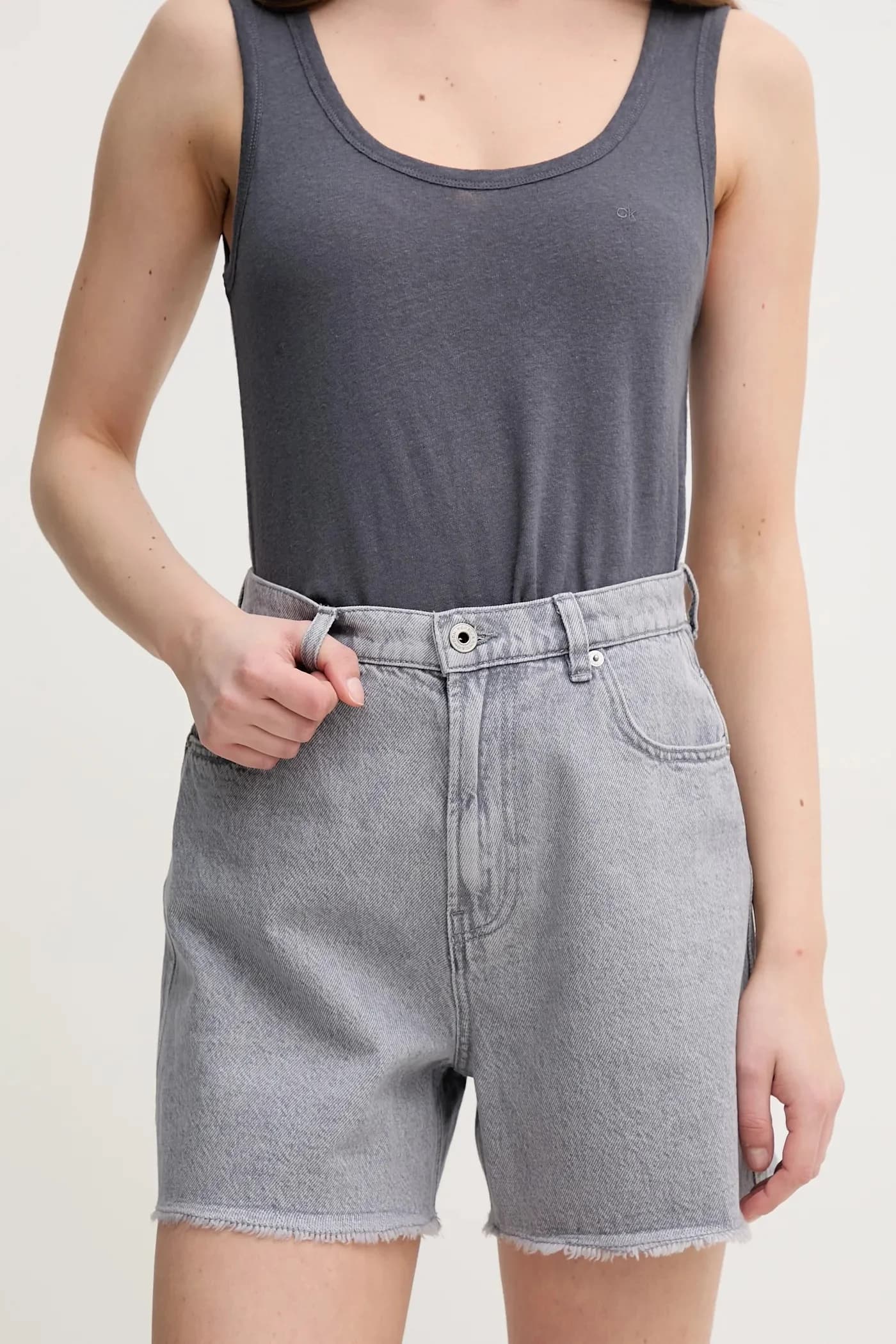 Джинсовые шорты A-LINE SHORT UHW RACHEL