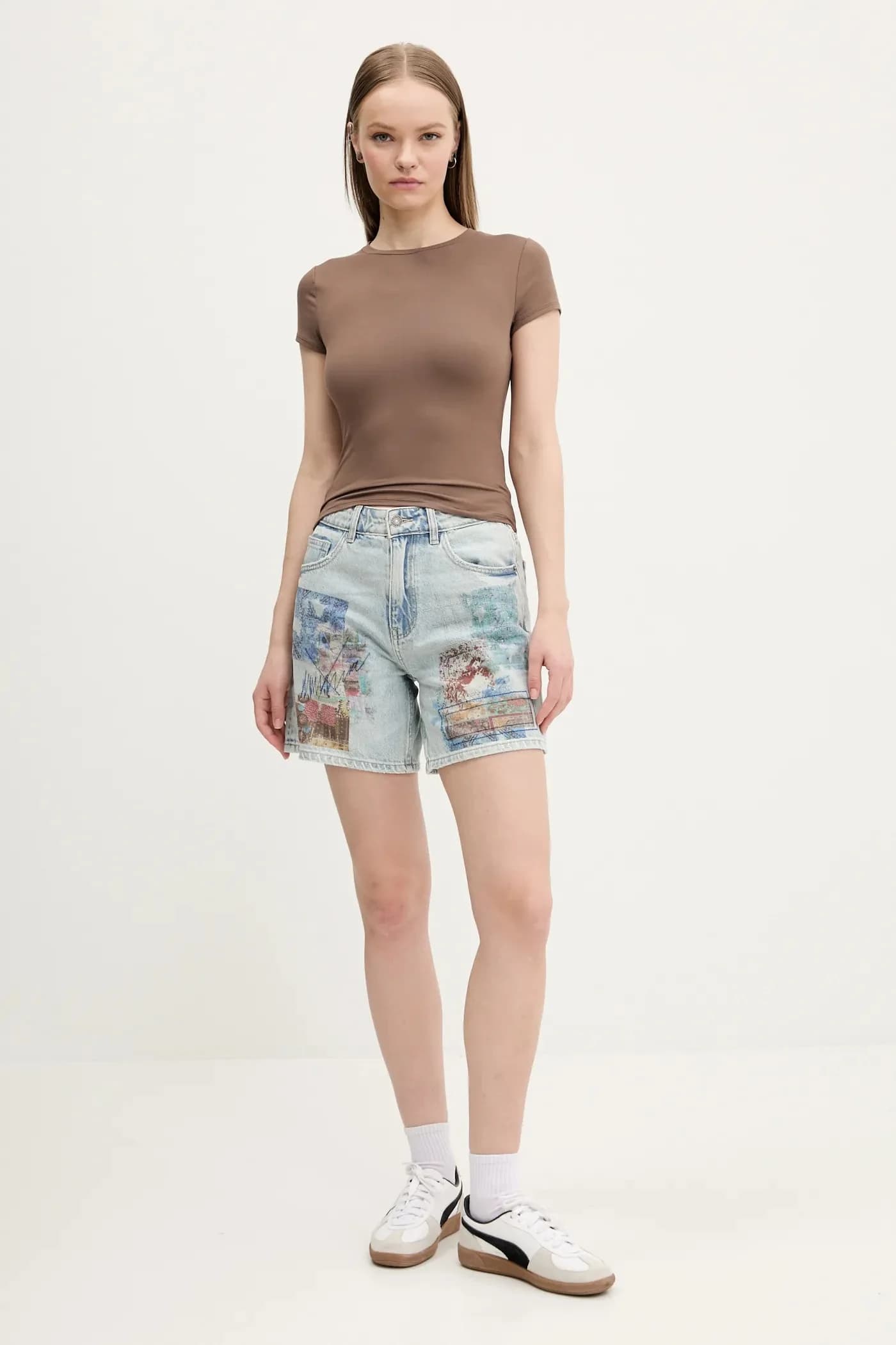 INIDAN джинсовые шорты - фото 2