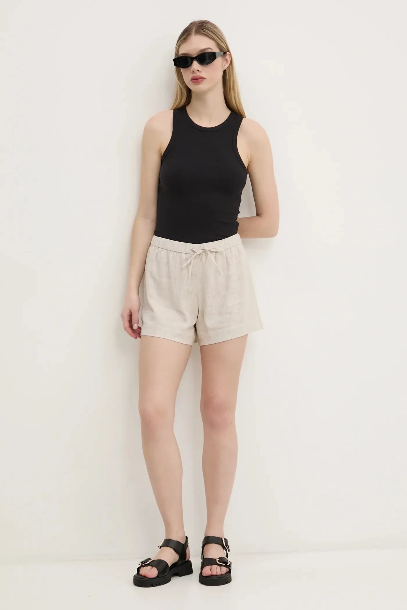 Льняные шорты - фото 2