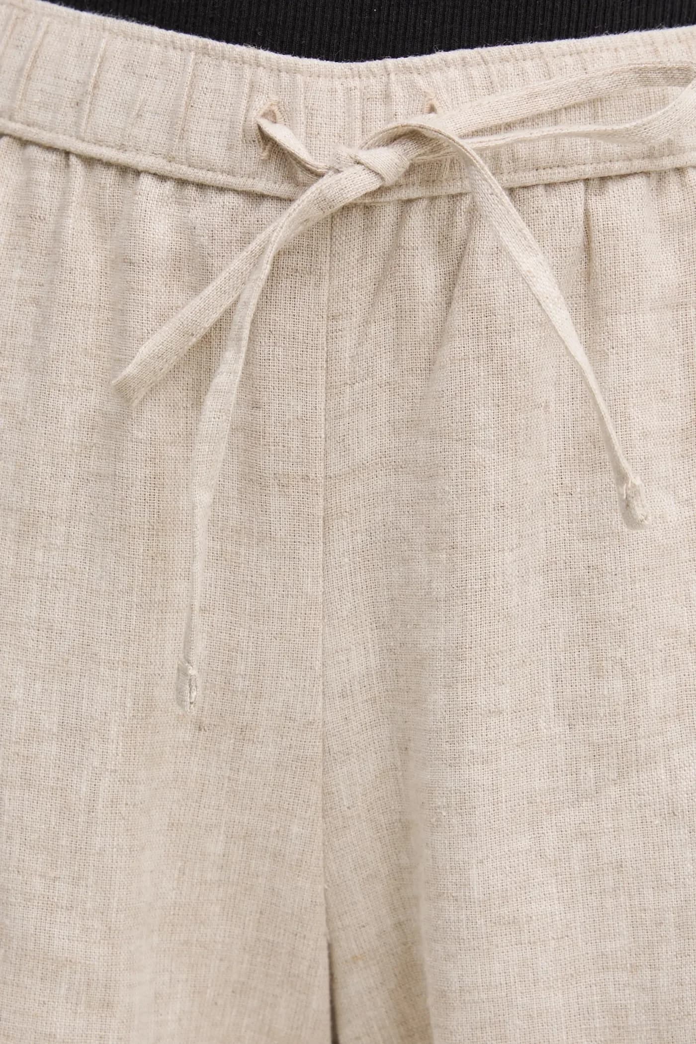 Льняные шорты - фото 4