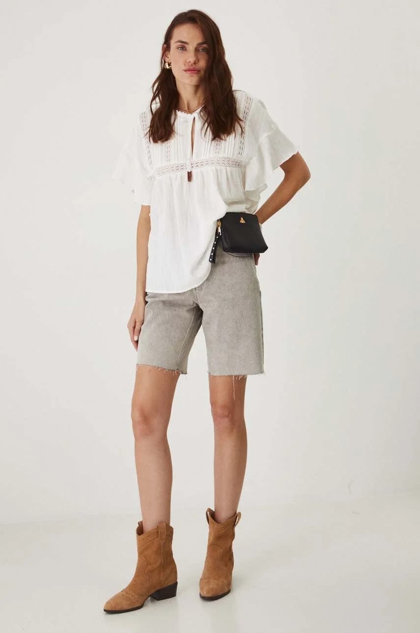 Джинсовые шорты - фото 2