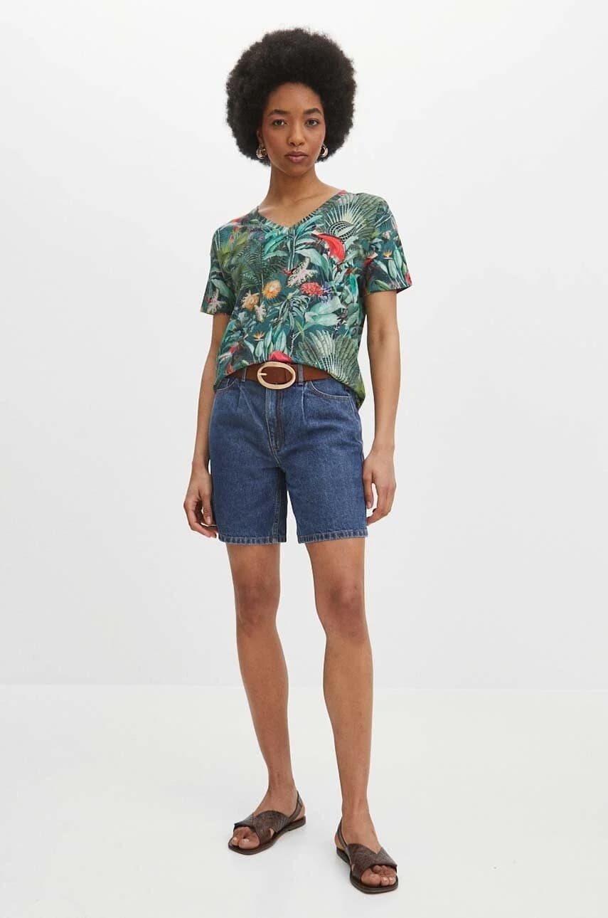 Джинсовые шорты - фото 2